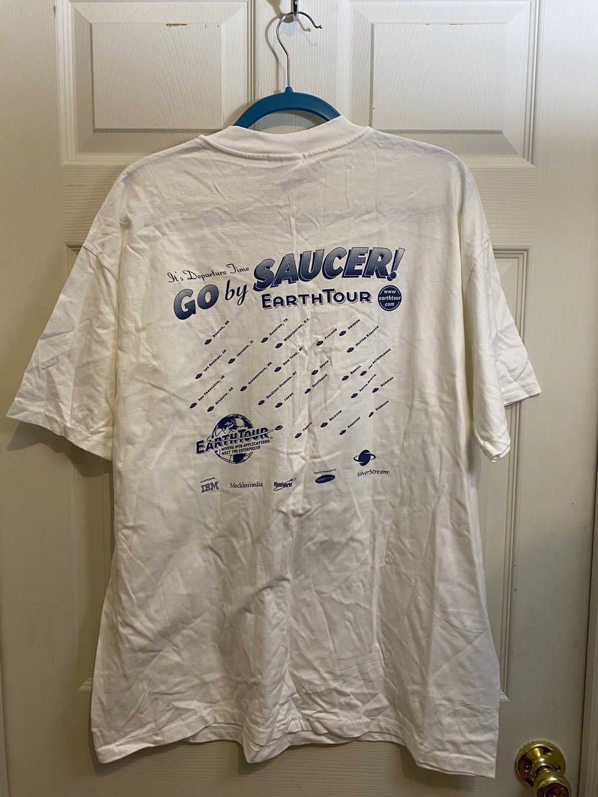Alien Workshop Vintage 90s Alien Earth Tour T-Shirt Size US XL / EU 56 / 4 - 4 Thumbnail