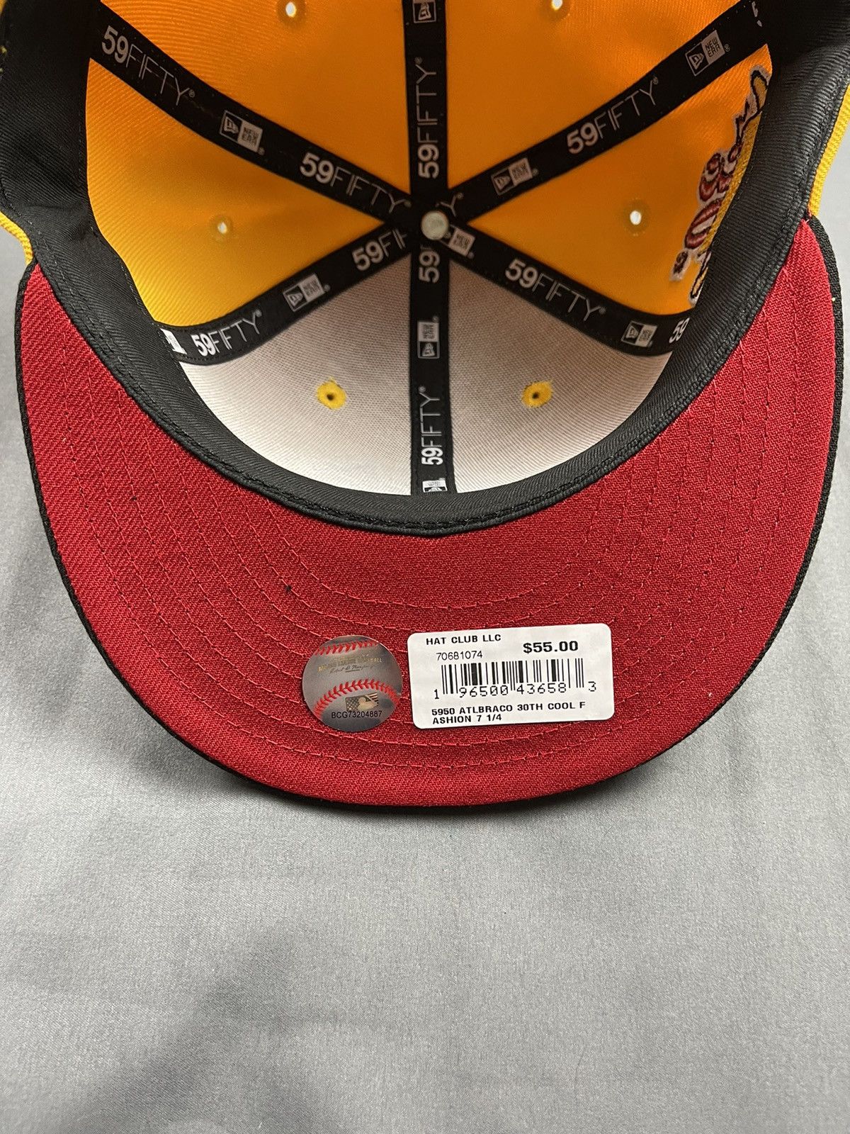 Hat Club × New Era New Era 59FIFTY Hat Club Atlanta Braves Cool Fashion 7 1/4 Size ONE SIZE - 6 Thumbnail