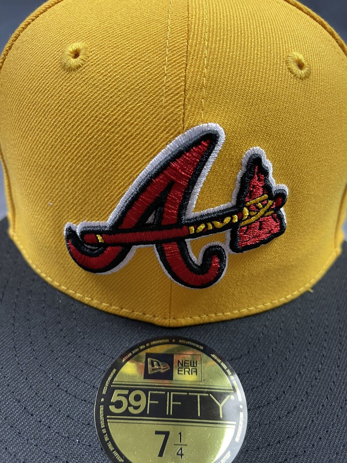 Hat Club × New Era New Era 59FIFTY Hat Club Atlanta Braves Cool Fashion 7 1/4 Size ONE SIZE - 3 Thumbnail