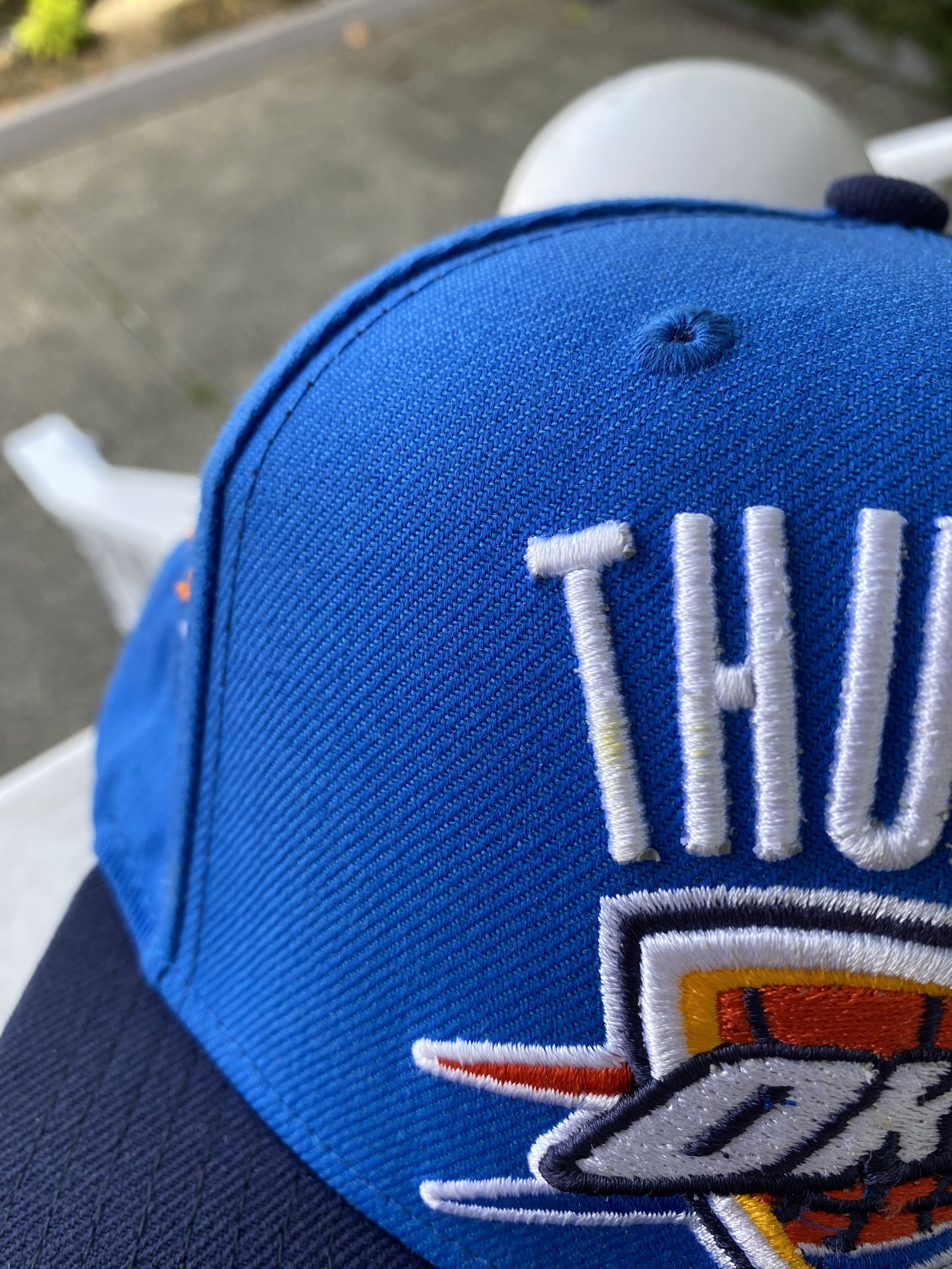Mitchell & Ness × NBA × Vintage OKC Thunder NBA Heritage Embroidered Snapback hat Size ONE SIZE - 6 Thumbnail