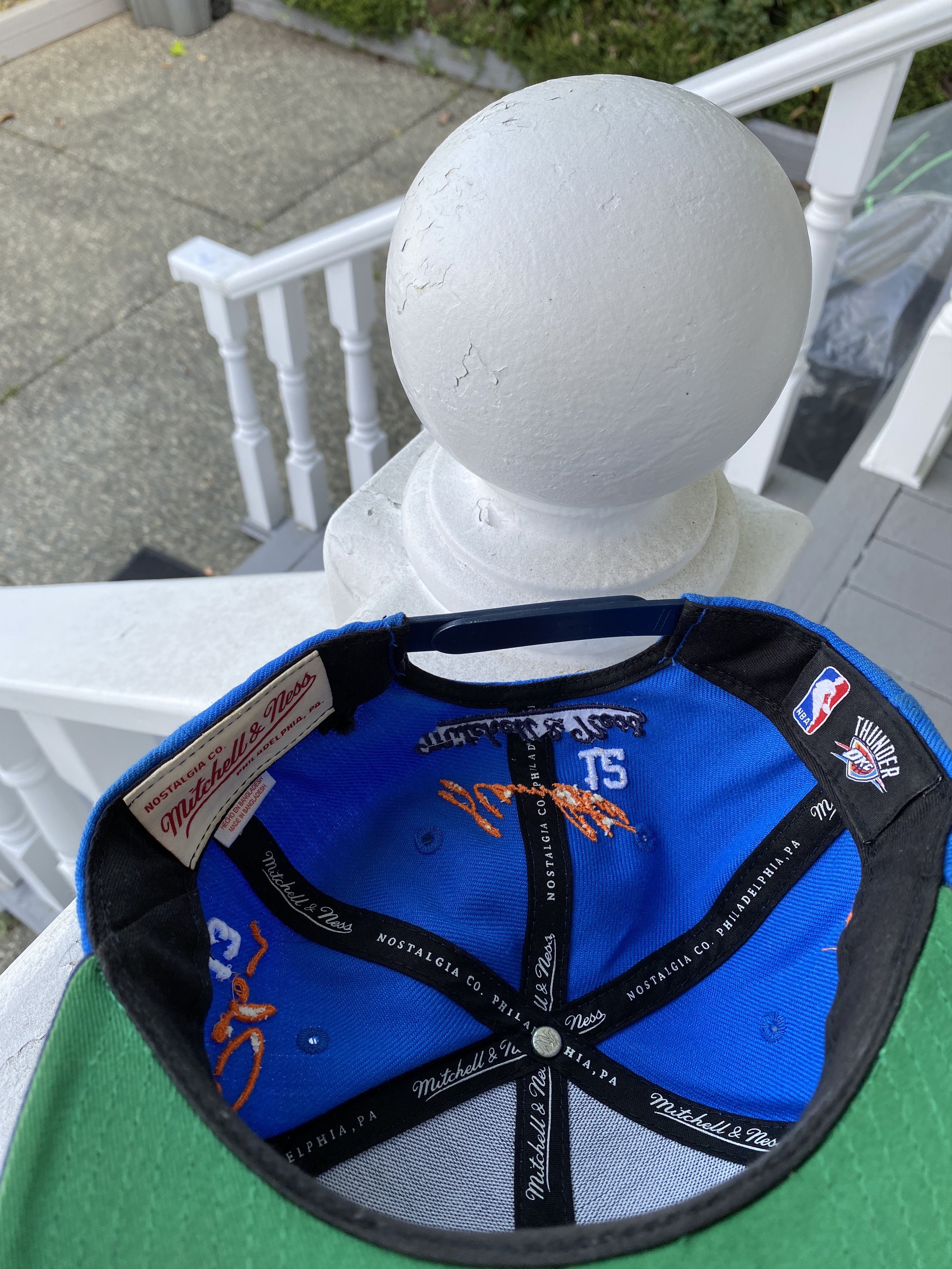 Mitchell & Ness × NBA × Vintage OKC Thunder NBA Heritage Embroidered Snapback hat Size ONE SIZE - 5 Thumbnail