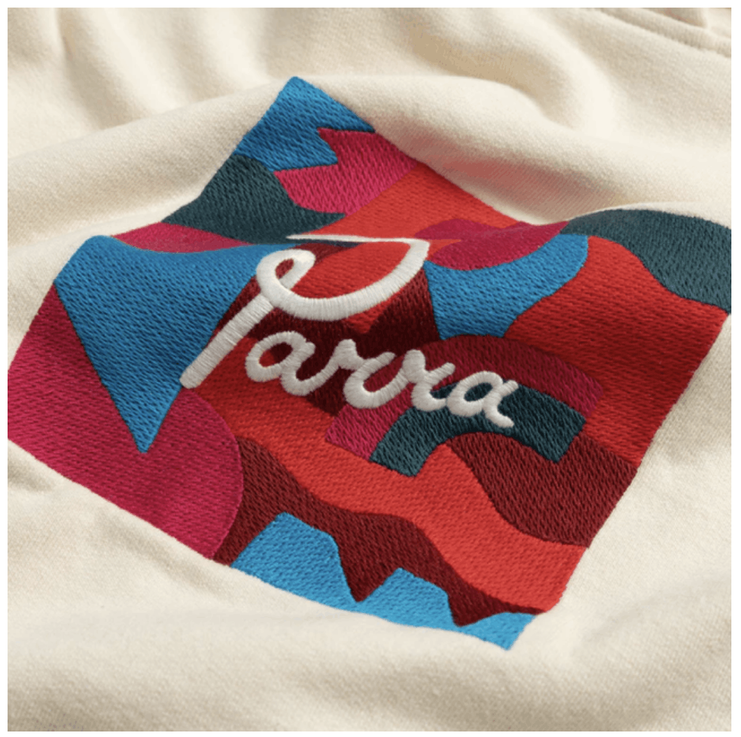 Parra By Parra Abstract Shapes Hood Cream • L Size US L / EU 52-54 / 3 - 2 Thumbnail