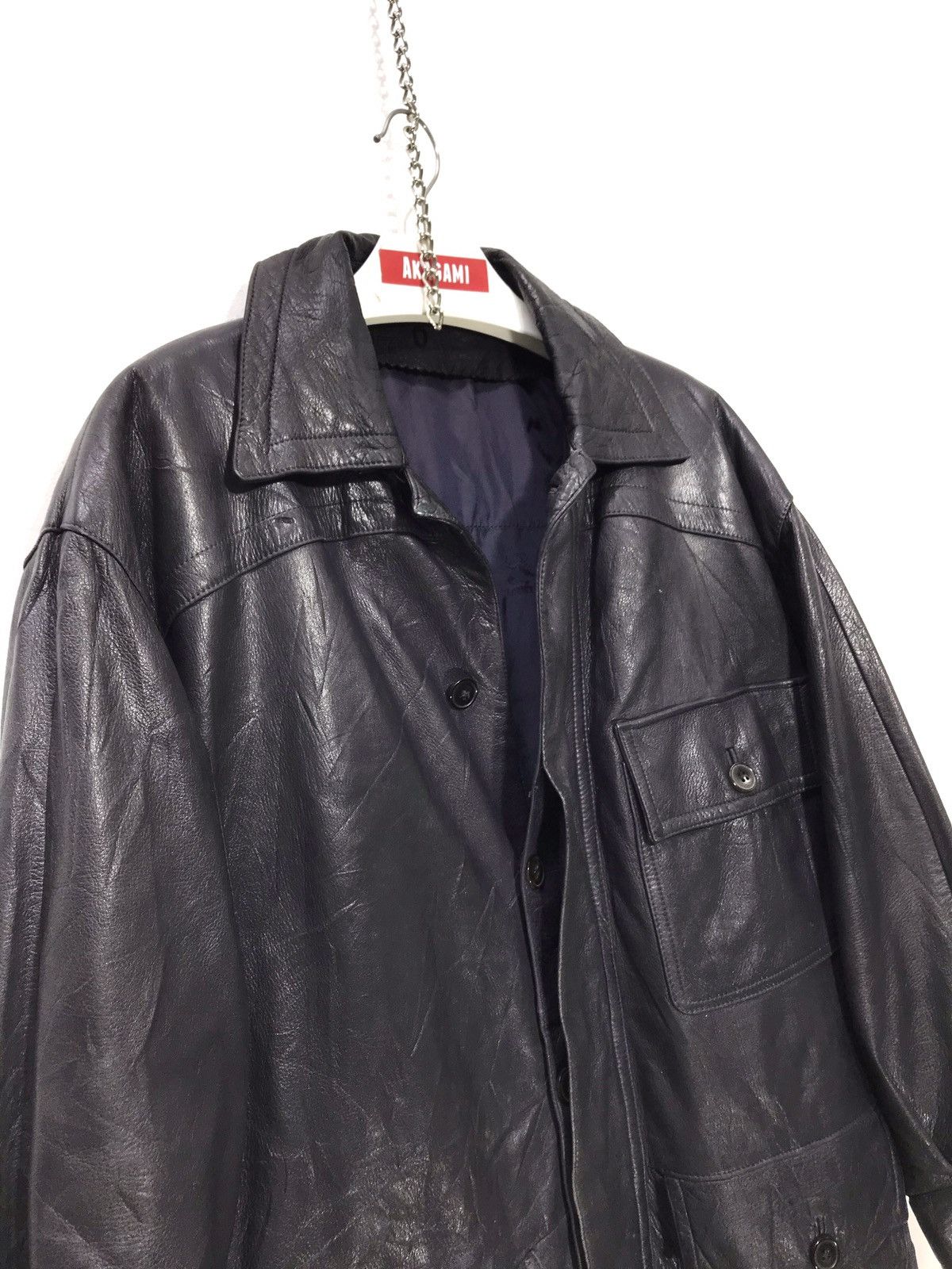 Loewe Vintage Loewe Sheepskin Leather Jacket 2🟩7 Size US L / EU 52-54 / 3 - 3 Thumbnail