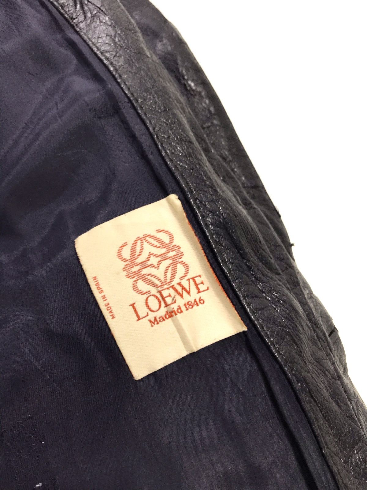 Loewe Vintage Loewe Sheepskin Leather Jacket 2🟩7 Size US L / EU 52-54 / 3 - 7 Thumbnail