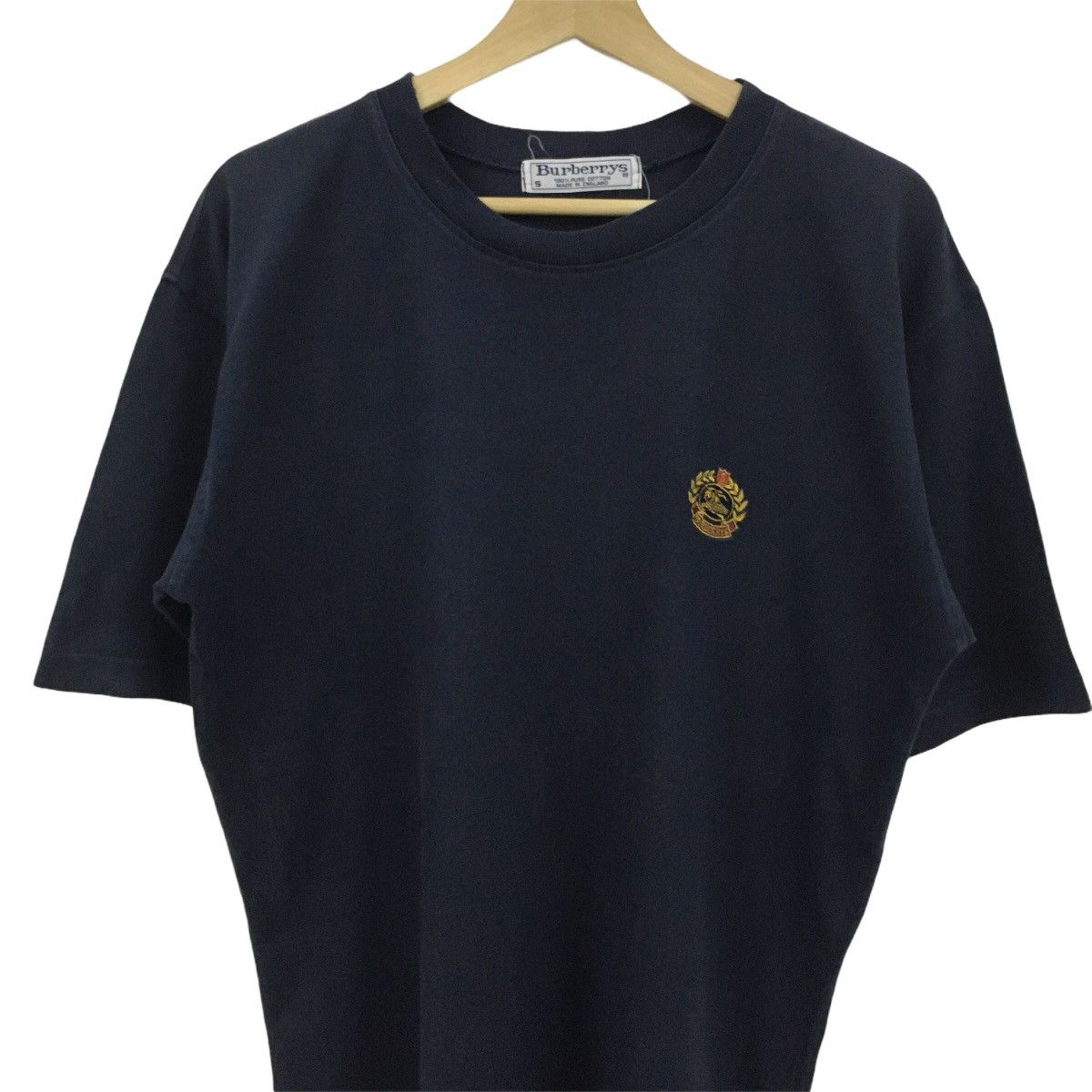 Burberry × Vintage Rare Vintage BURBERRYS Medium Logo Embroidery Tee Size US L / EU 52-54 / 3 - 3 Thumbnail