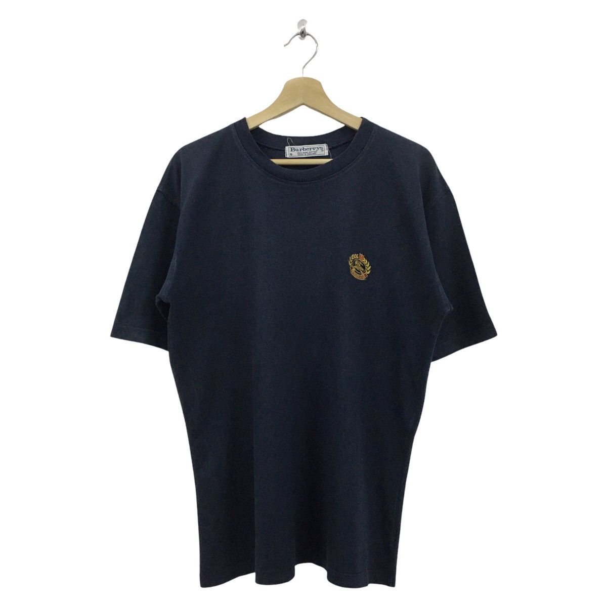 Burberry × Vintage Rare Vintage BURBERRYS Medium Logo Embroidery Tee Size US L / EU 52-54 / 3 - 1 Thumbnail