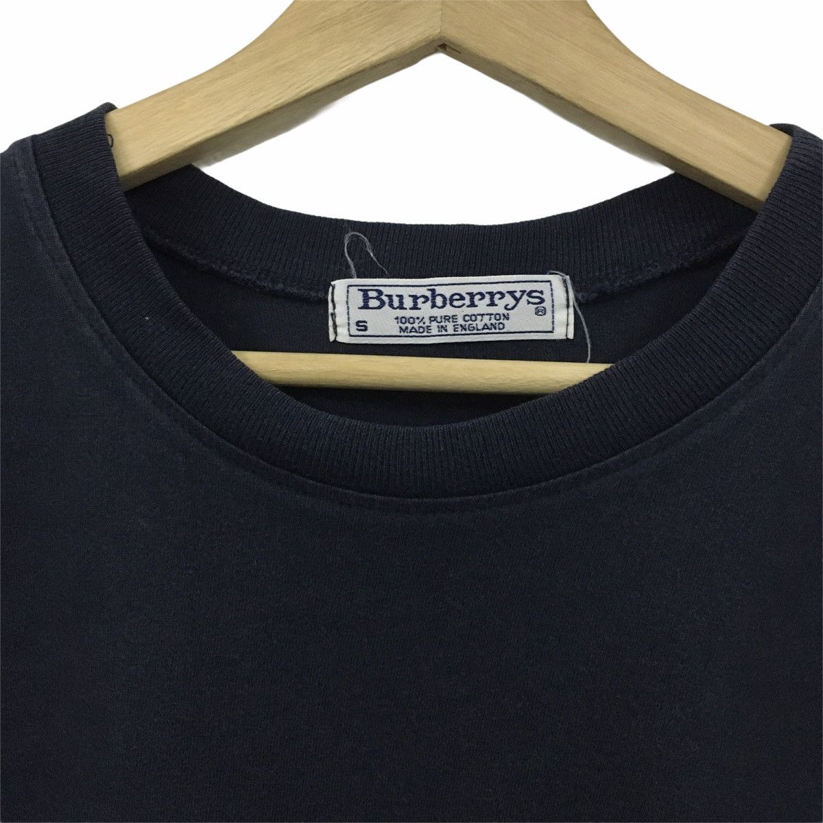 Burberry × Vintage Rare Vintage BURBERRYS Medium Logo Embroidery Tee Size US L / EU 52-54 / 3 - 7 Thumbnail