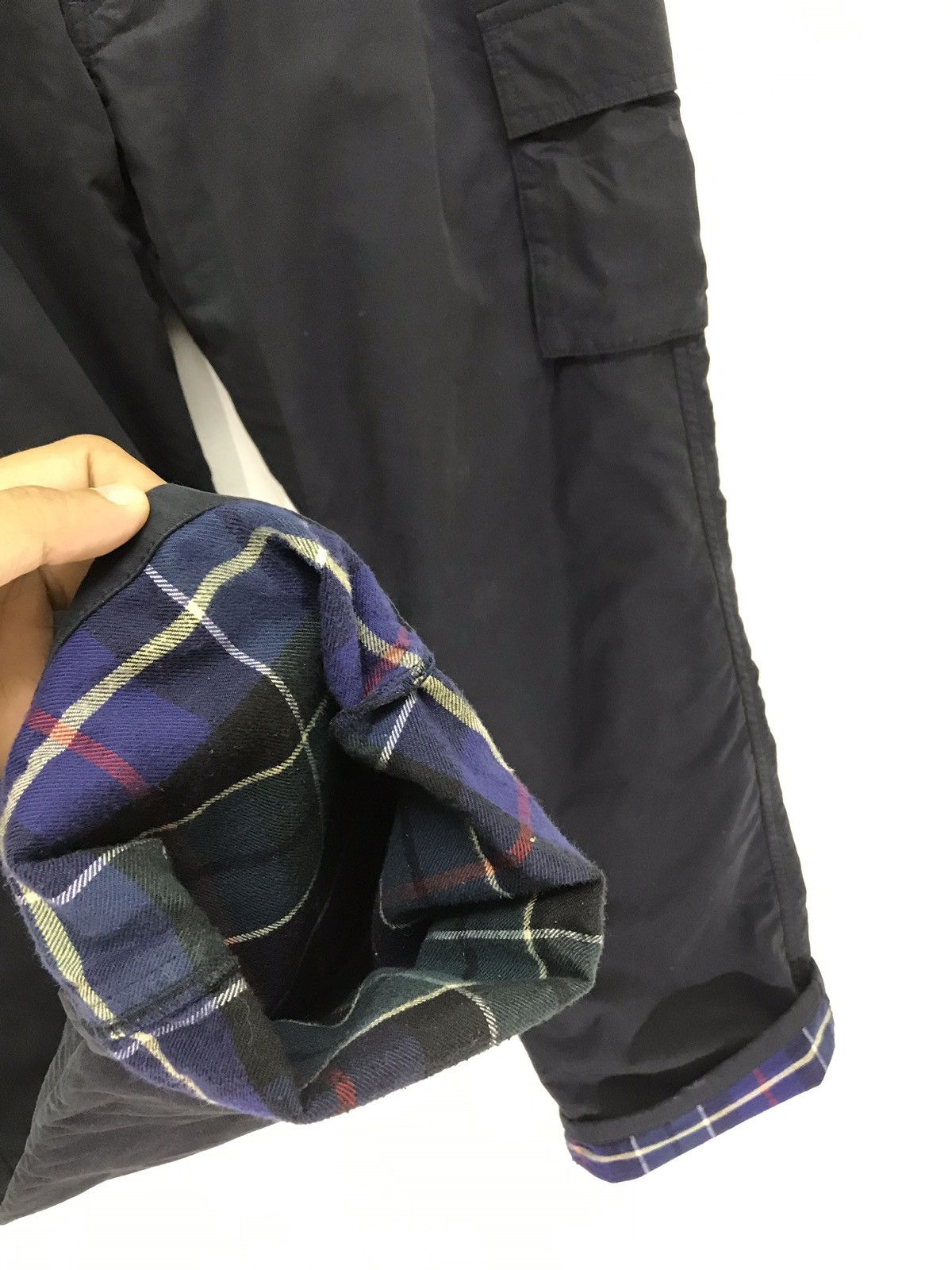 Comme des Garcons Made in Japan Comme Des Garcons Cargo Pant Tartan Lining Size US 35 - 2 Thumbnail