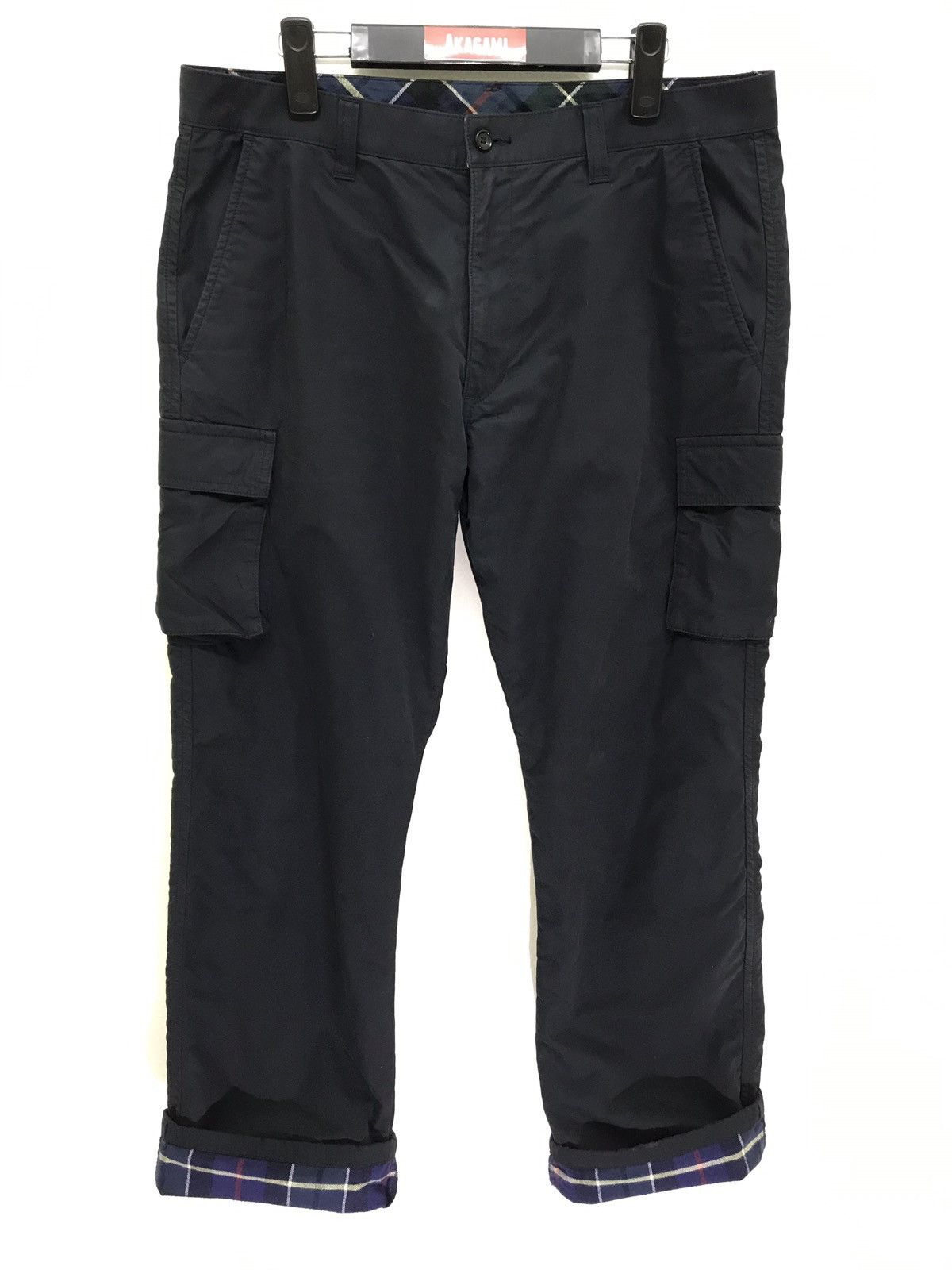 Comme des Garcons Made in Japan Comme Des Garcons Cargo Pant Tartan Lining Size US 35 - 1 Thumbnail
