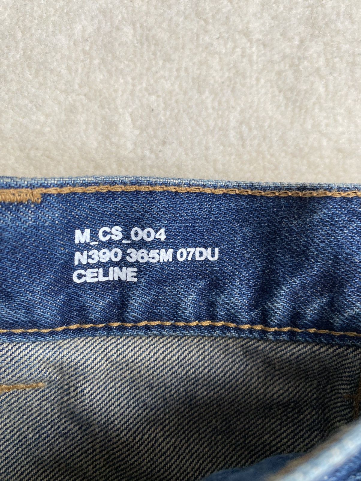 Celine 🤩RARE🤩 Celine ss21 Hedi denim union wash jean SHORTS Size US 31 - 12 Thumbnail