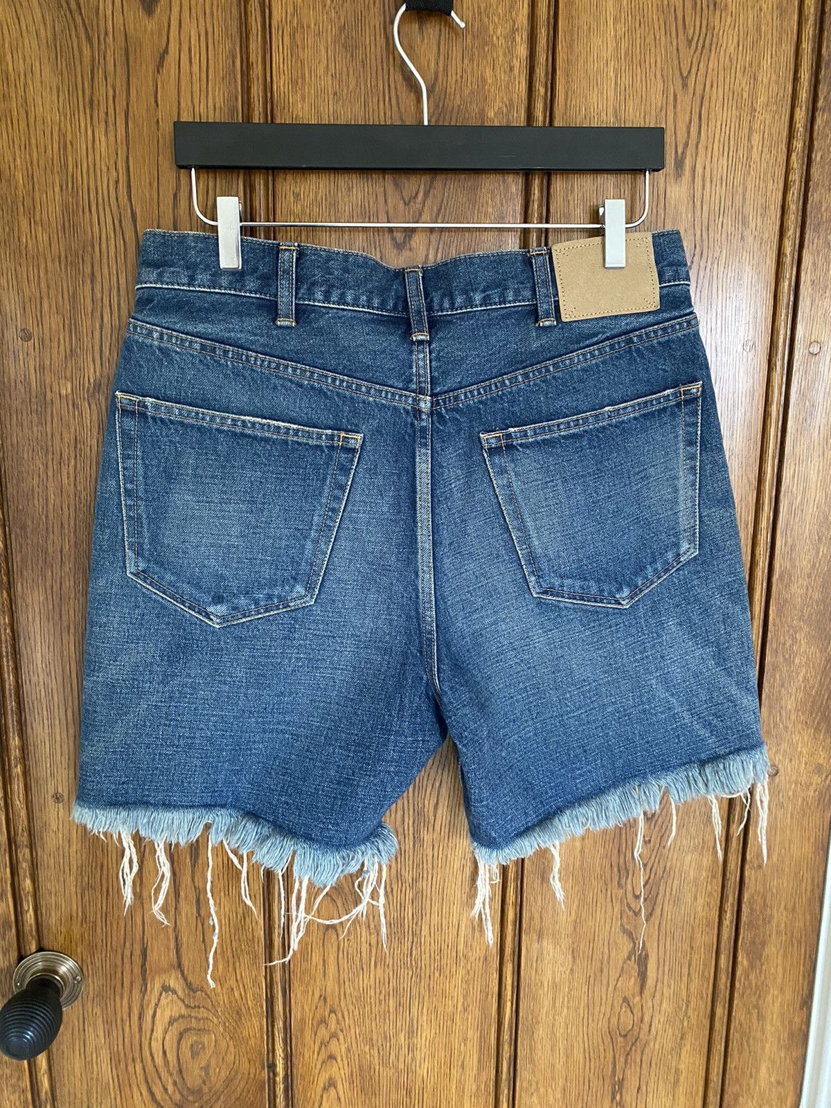 Celine 🤩RARE🤩 Celine ss21 Hedi denim union wash jean SHORTS Size US 31 - 8 Thumbnail