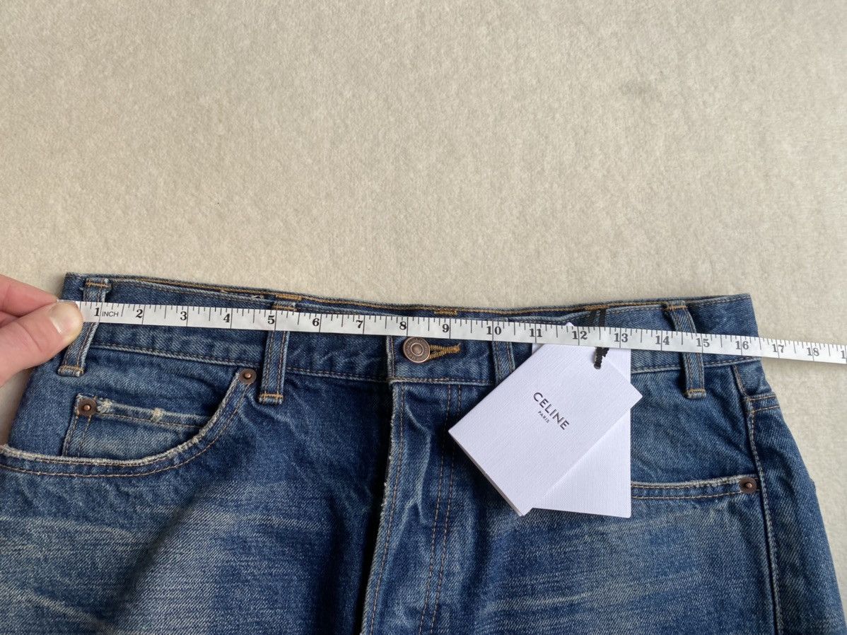 Celine 🤩RARE🤩 Celine ss21 Hedi denim union wash jean SHORTS Size US 31 - 15 Thumbnail