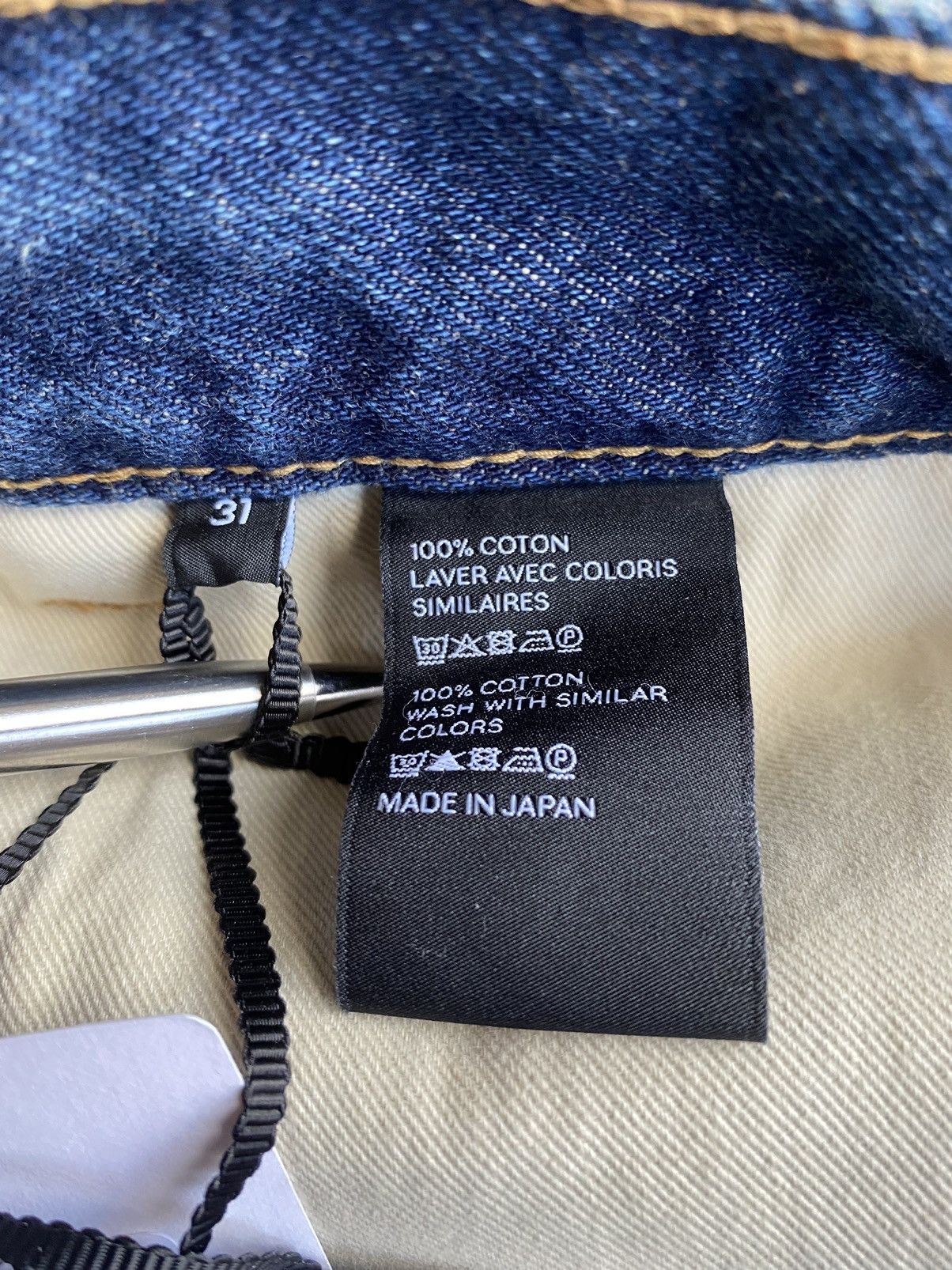 Celine 🤩RARE🤩 Celine ss21 Hedi denim union wash jean SHORTS Size US 31 - 13 Thumbnail