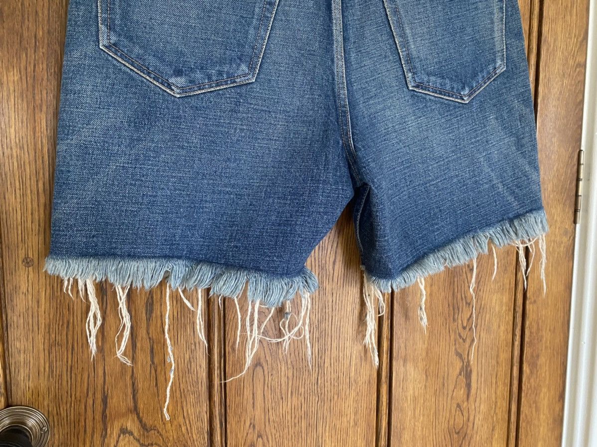 Celine 🤩RARE🤩 Celine ss21 Hedi denim union wash jean SHORTS Size US 31 - 9 Thumbnail