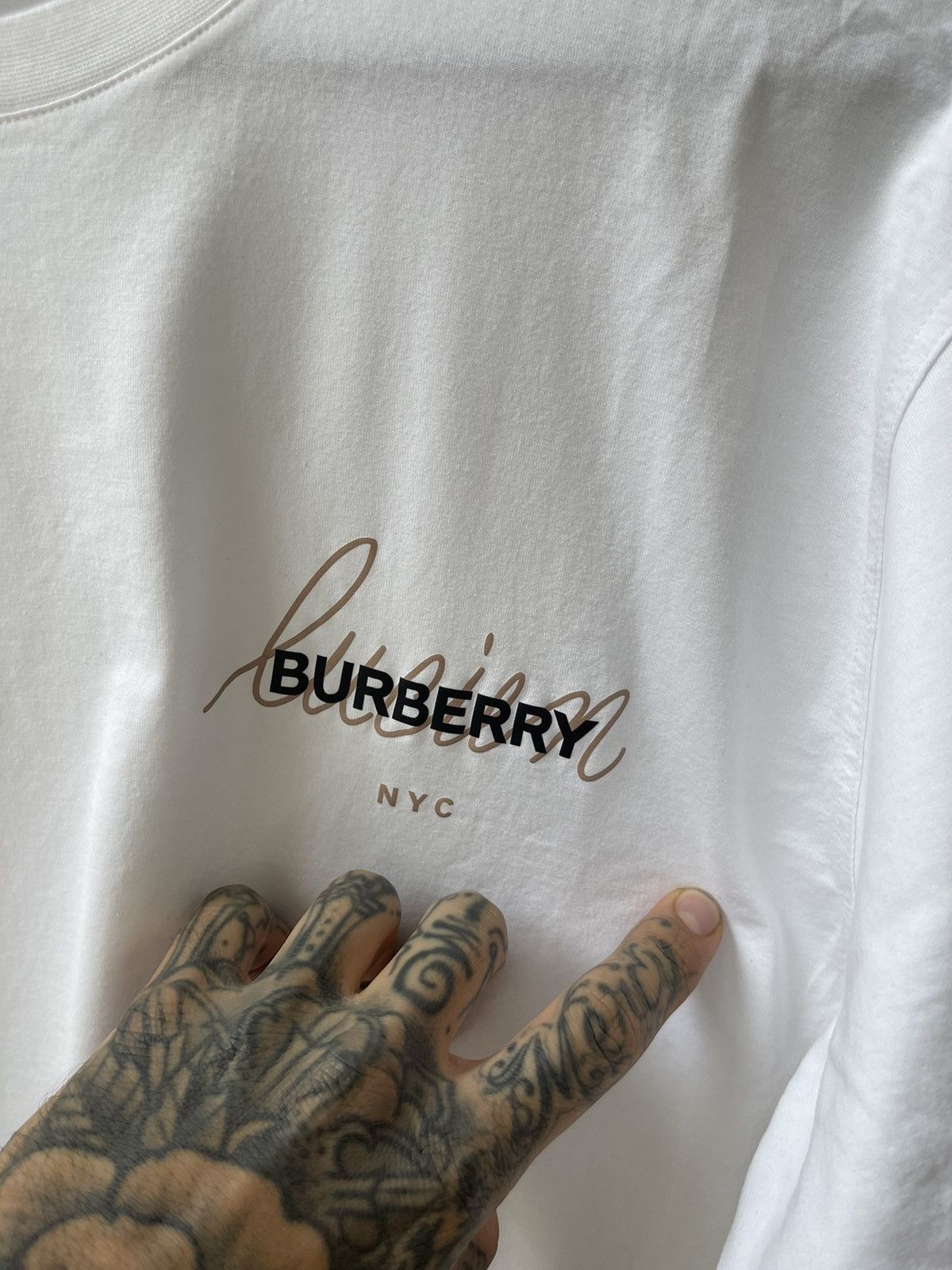 Burberry Burberry x LUCIEN NYC Rare 1/50 VIP Friends Family Shirt Size US XL / EU 56 / 4 - 3 Thumbnail