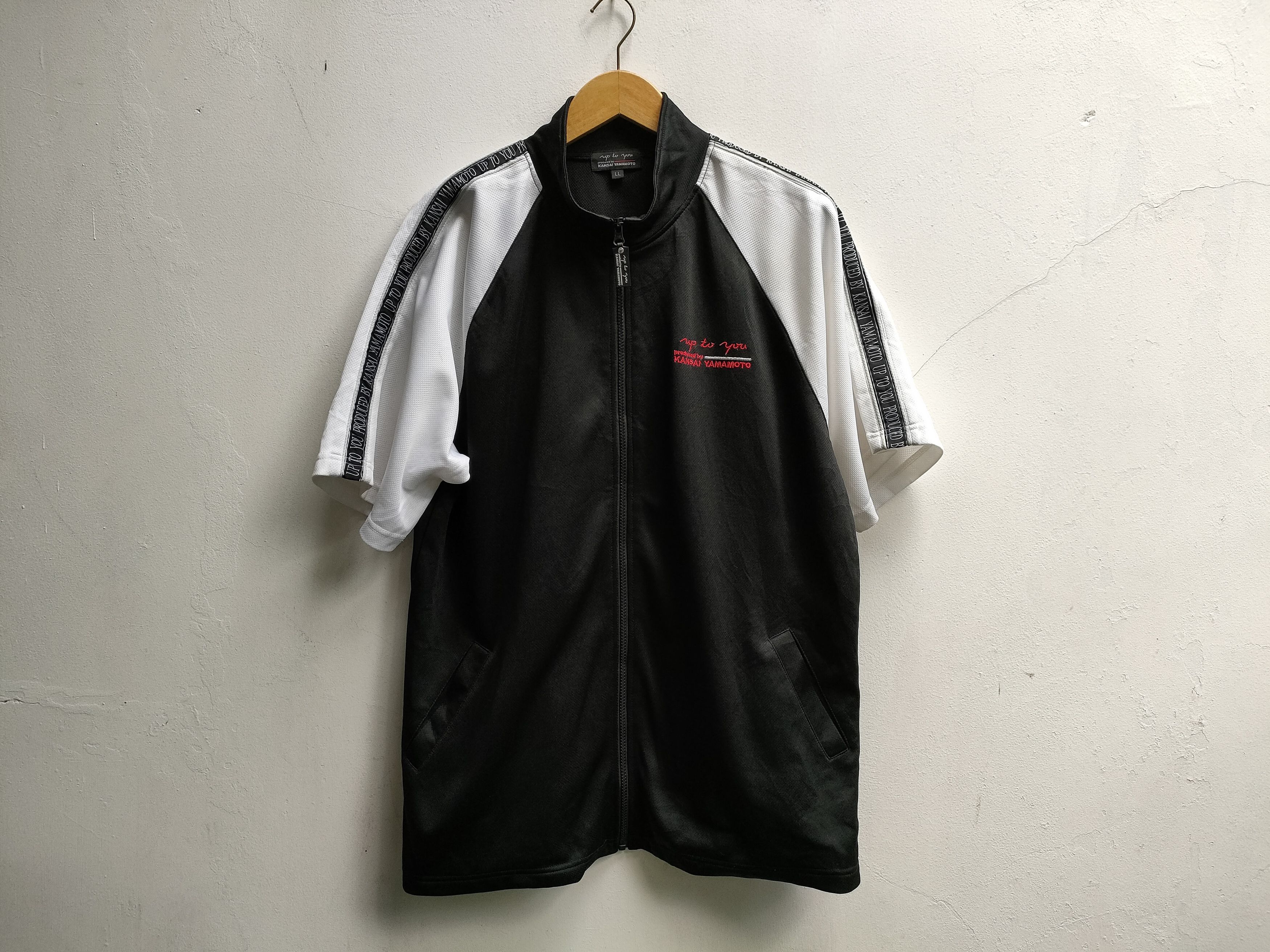 Kansai Yamamoto Vintage Kansai Yamamoto Shortsleeve Track Jacket Size US L / EU 52-54 / 3 - 8 Thumbnail