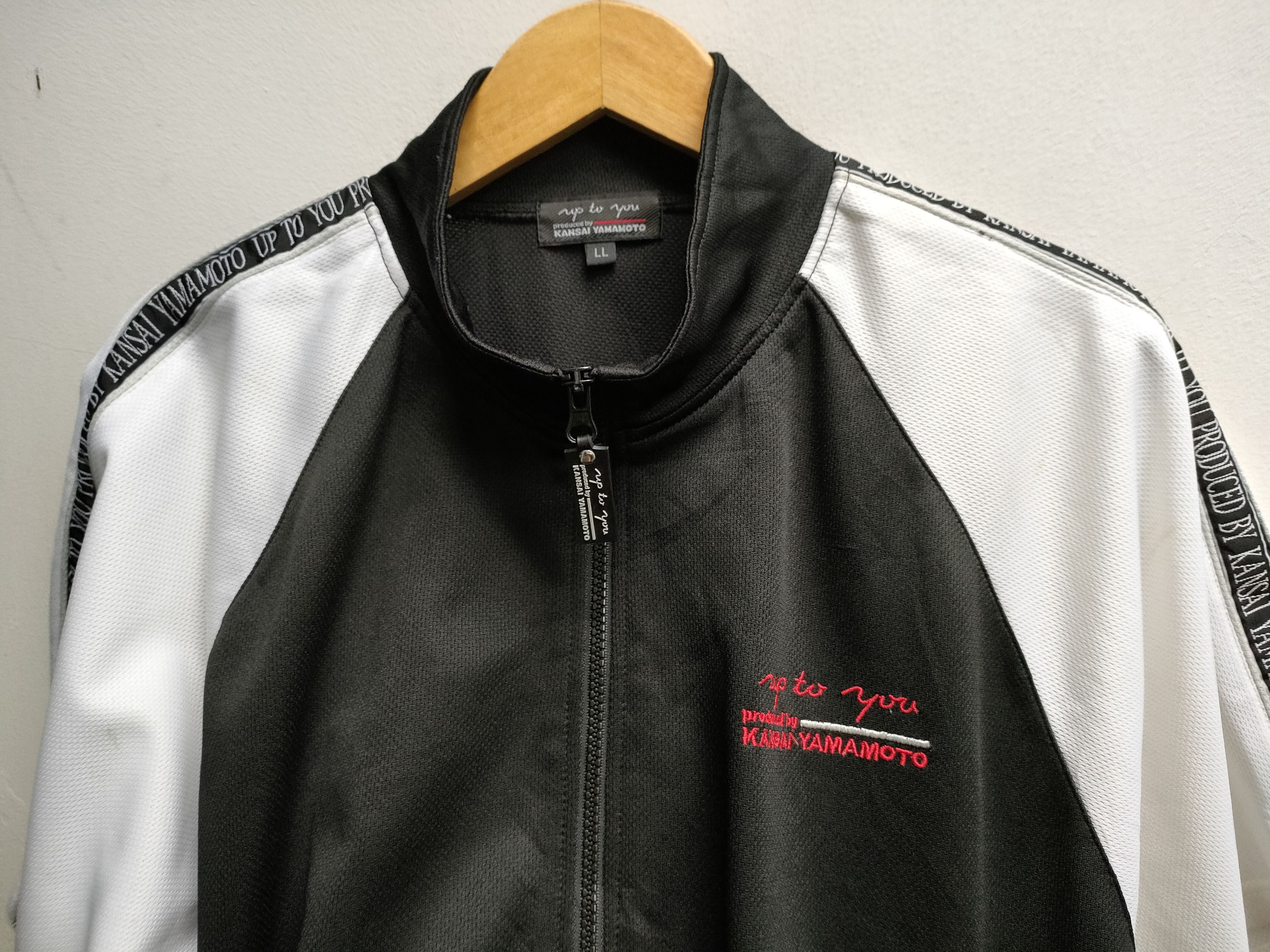 Kansai Yamamoto Vintage Kansai Yamamoto Shortsleeve Track Jacket Size US L / EU 52-54 / 3 - 4 Thumbnail