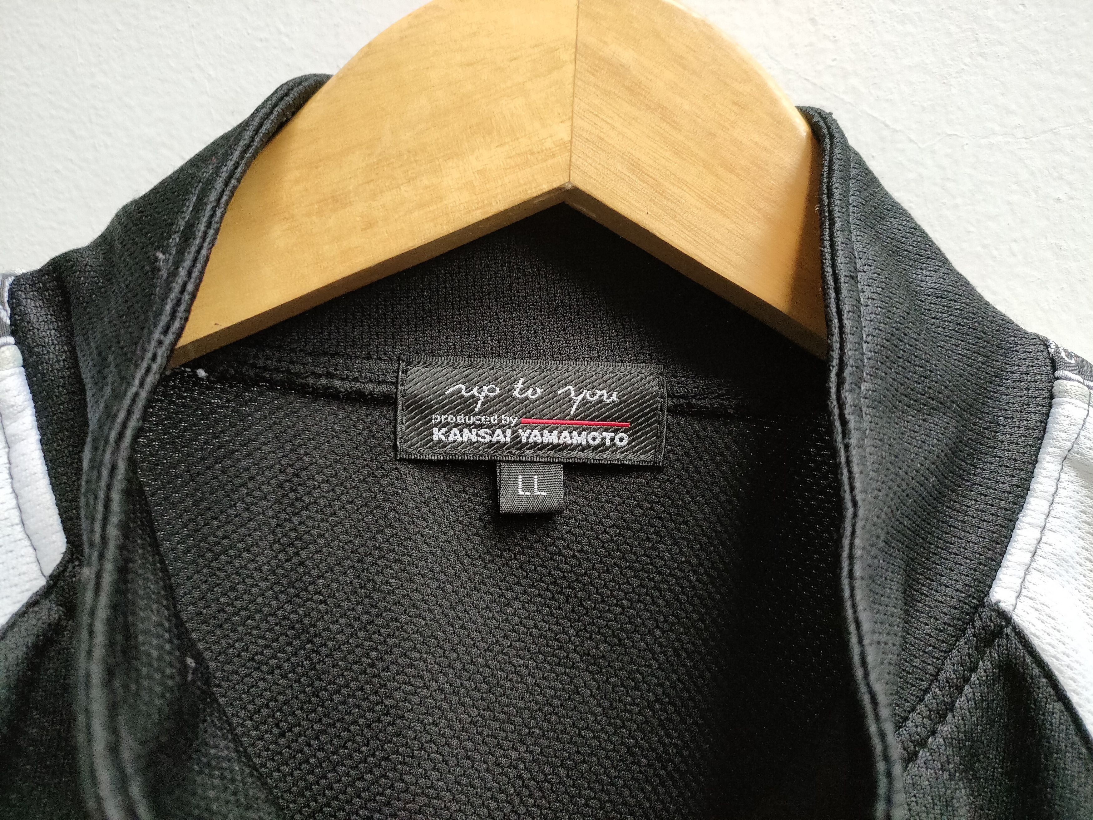 Kansai Yamamoto Vintage Kansai Yamamoto Shortsleeve Track Jacket Size US L / EU 52-54 / 3 - 5 Thumbnail
