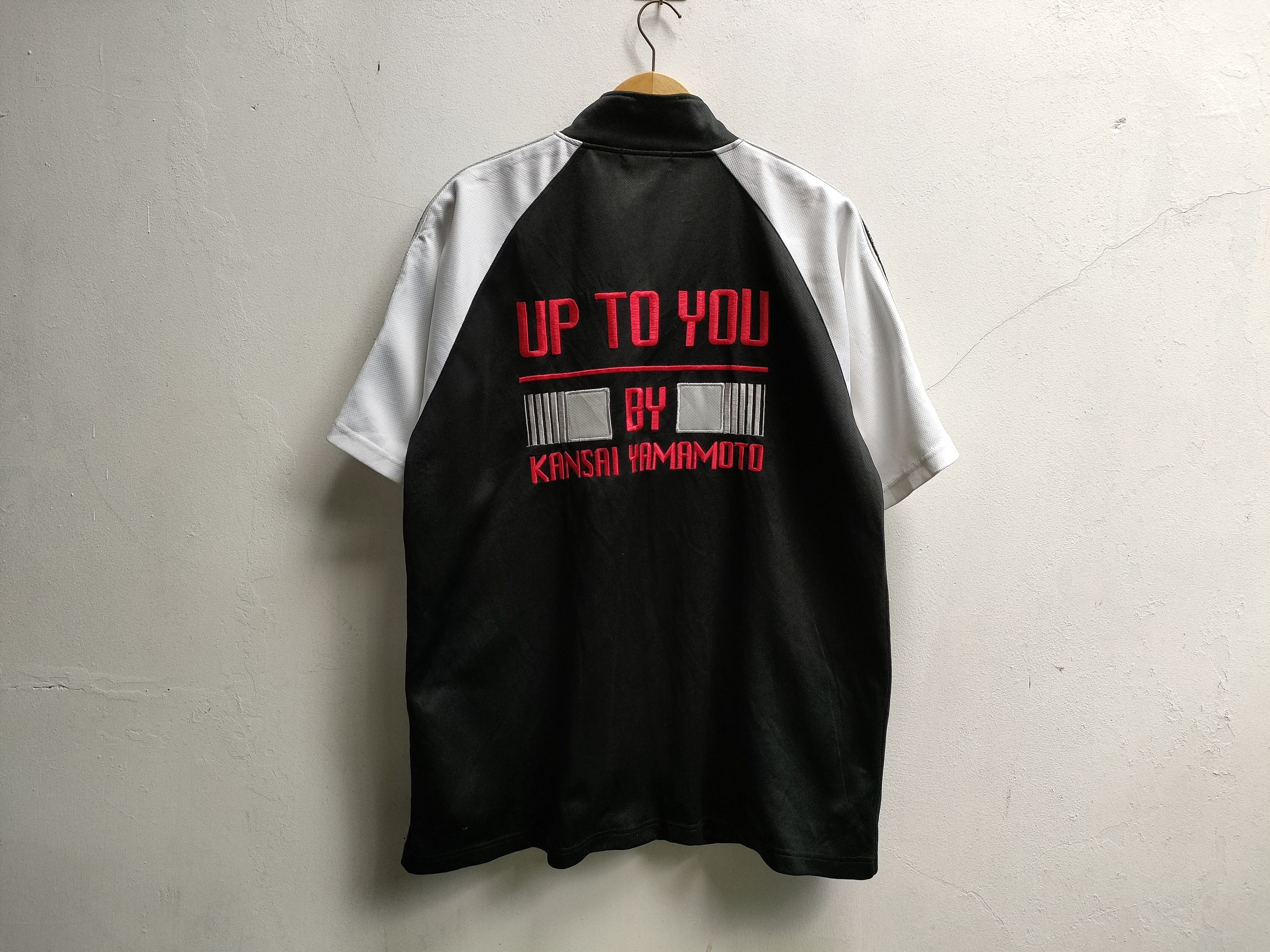 Kansai Yamamoto Vintage Kansai Yamamoto Shortsleeve Track Jacket Size US L / EU 52-54 / 3 - 1 Thumbnail