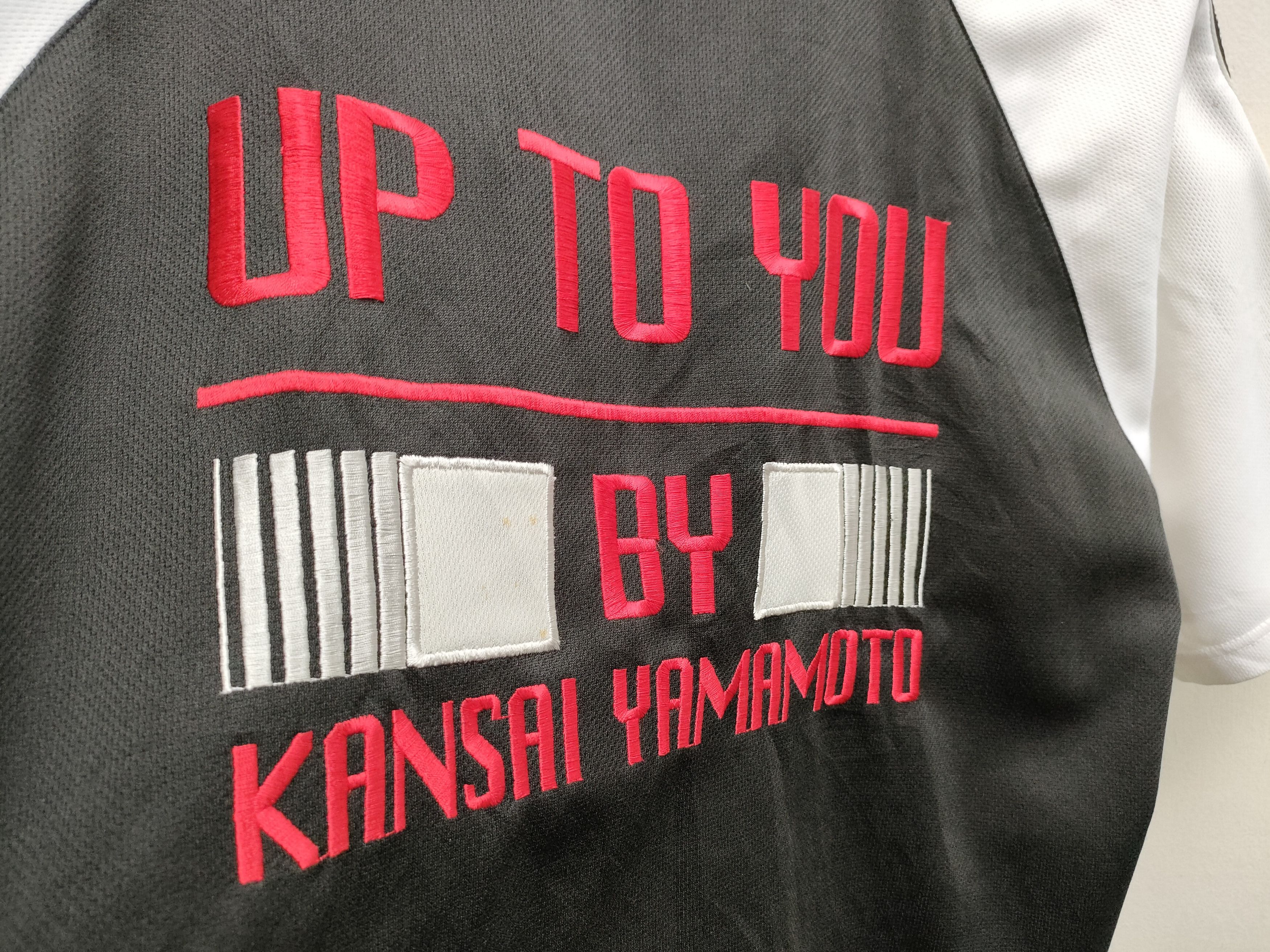 Kansai Yamamoto Vintage Kansai Yamamoto Shortsleeve Track Jacket Size US L / EU 52-54 / 3 - 3 Thumbnail