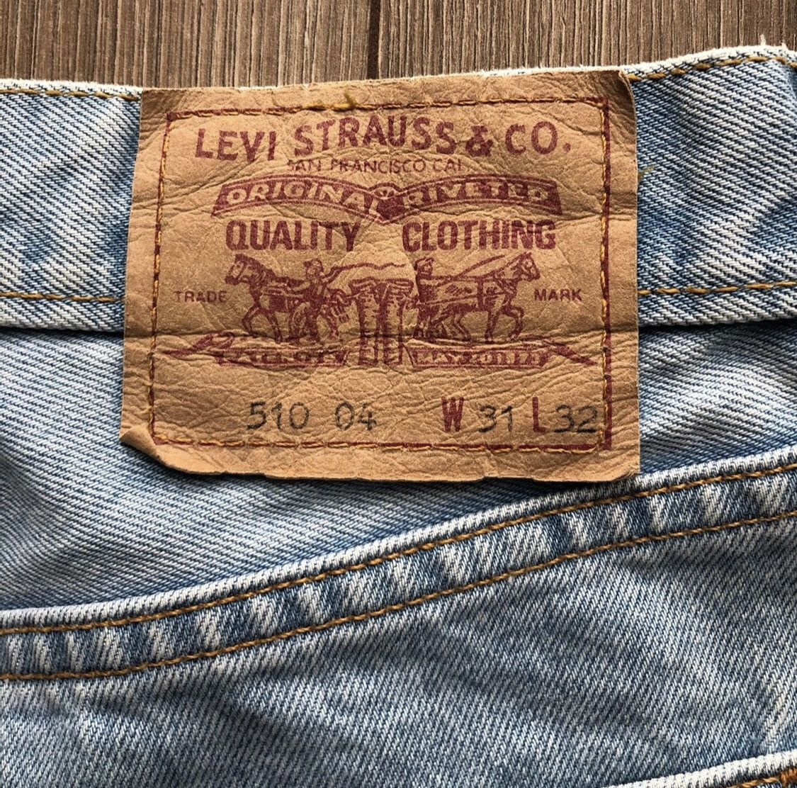 Levi's × Vintage Stunning Vintage Classic Levis Strauss 510 white denim jeans Size US 31 - 10 Thumbnail