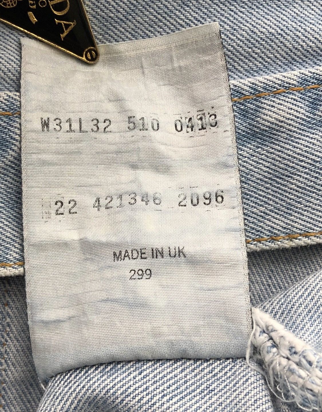 Levi's × Vintage Stunning Vintage Classic Levis Strauss 510 white denim jeans Size US 31 - 7 Thumbnail