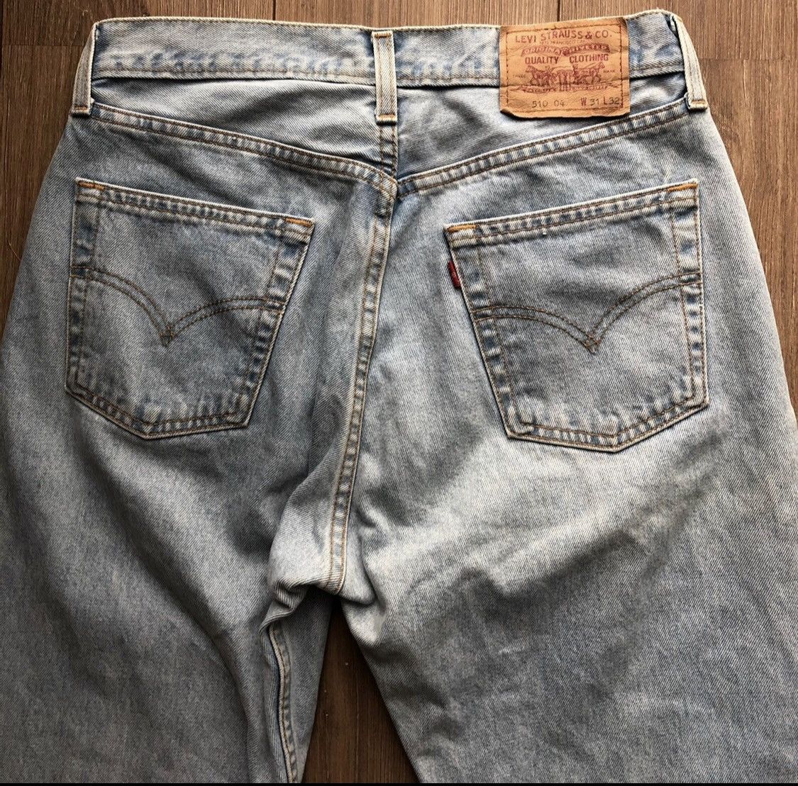 Levi's × Vintage Stunning Vintage Classic Levis Strauss 510 white denim jeans Size US 31 - 9 Thumbnail