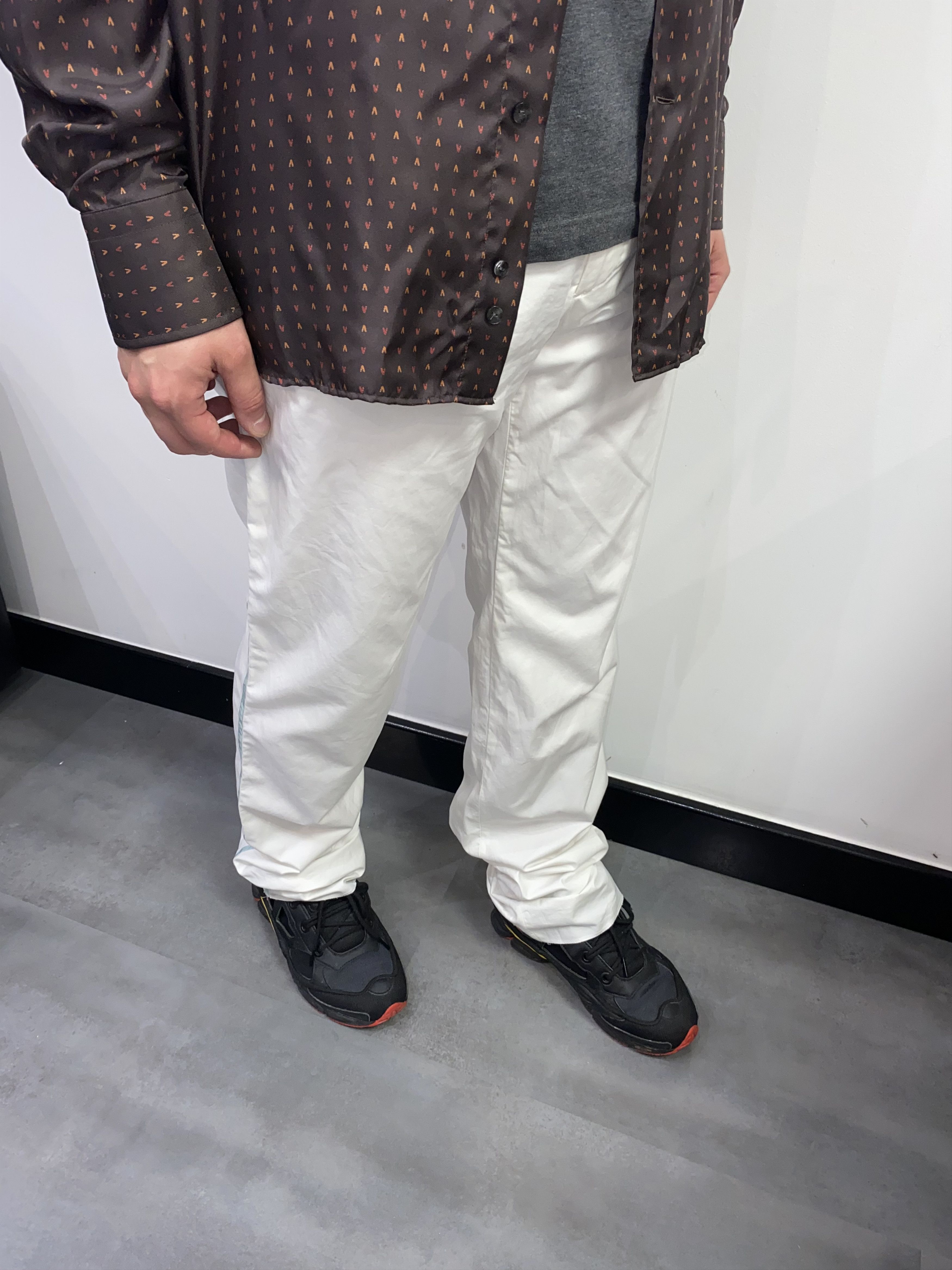 Alexander McQueen SS07 Alexander McQueen Turqoise Striped Cream Pants Size US 36 / EU 52 - 5 Thumbnail
