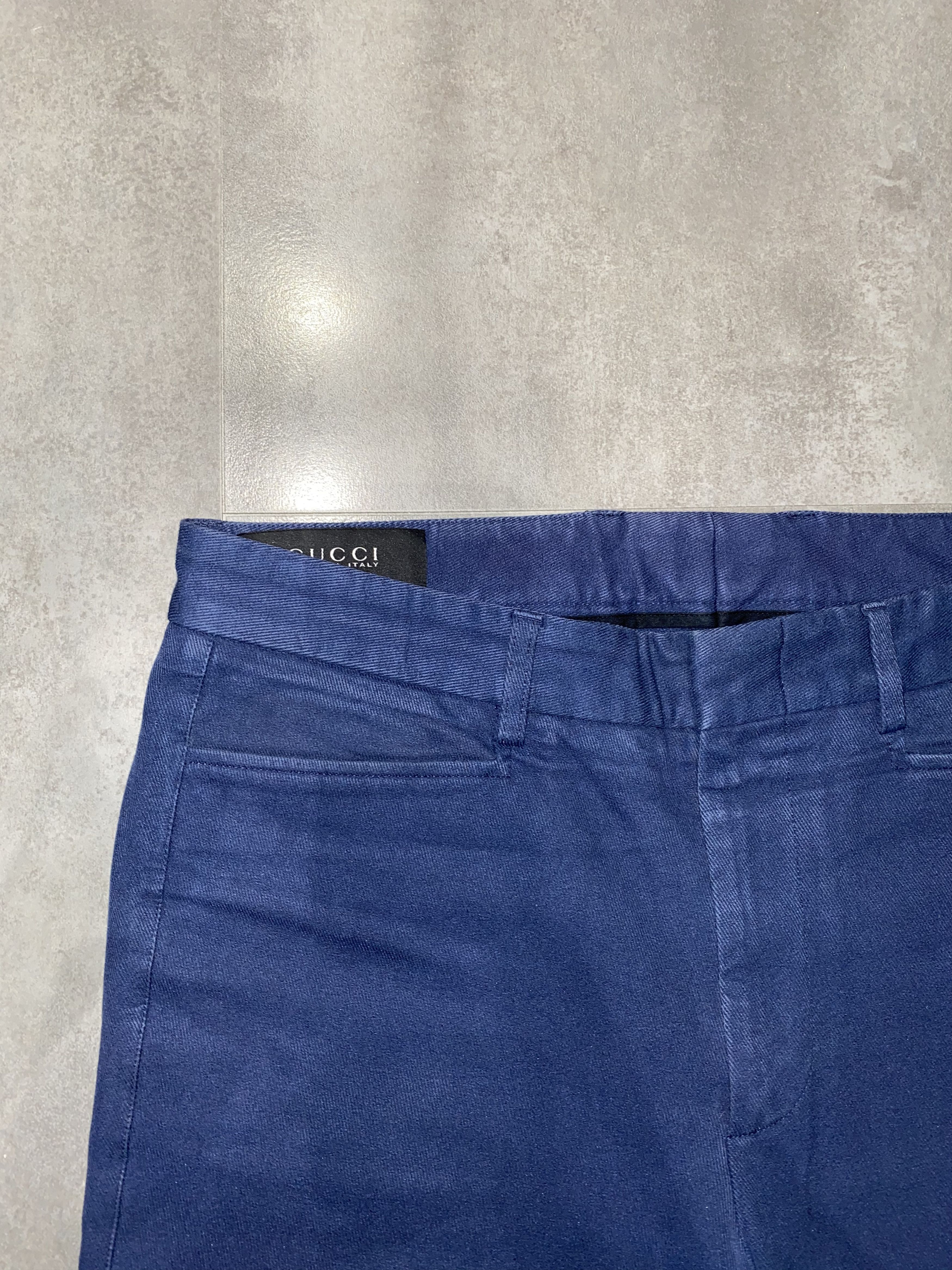 Gucci Gucci Navy Track Biker Pants Size US 32 / EU 48 - 4 Thumbnail