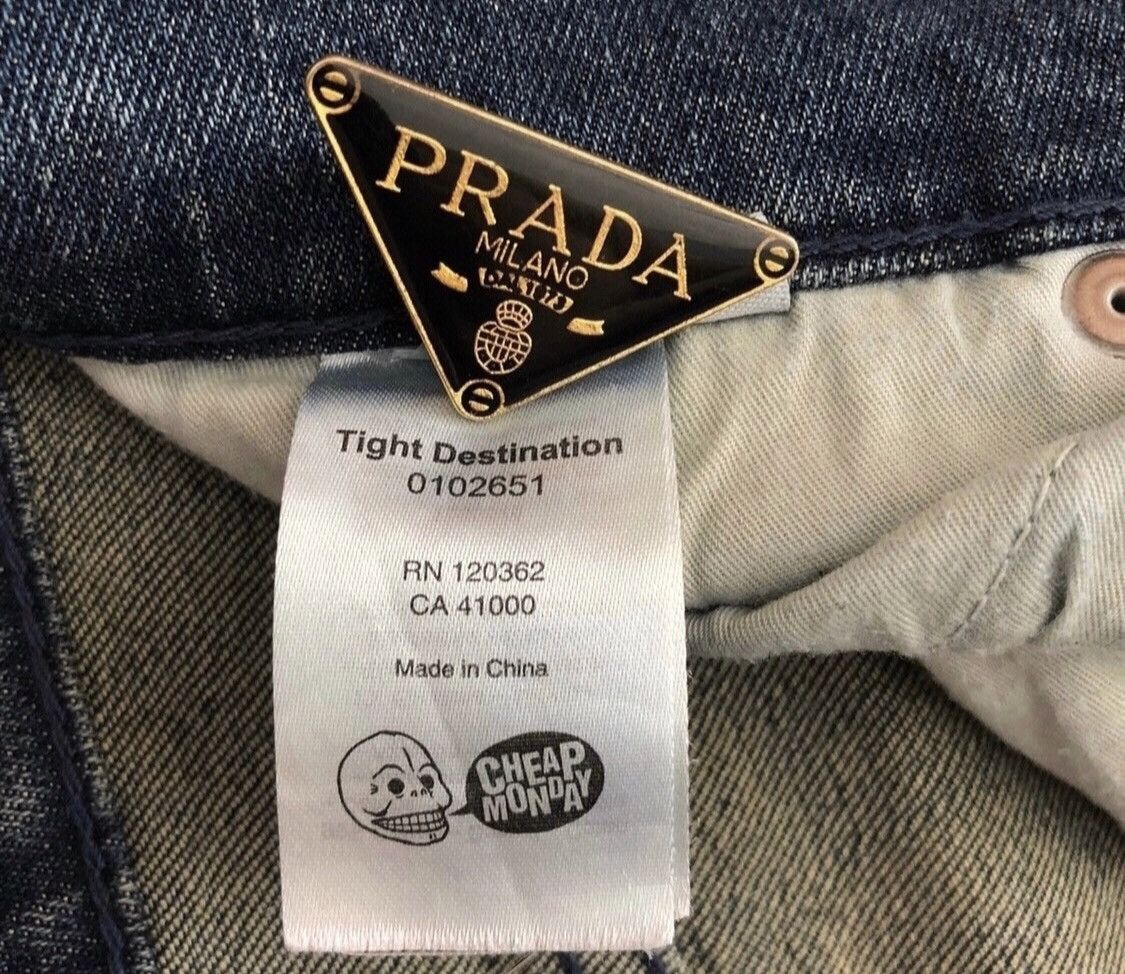 Cheap Monday Cheap Monday tight destination 🐵 jeans 👖Stockholm Sweden 🇸🇪 Size US 32 / EU 48 - 7 Thumbnail