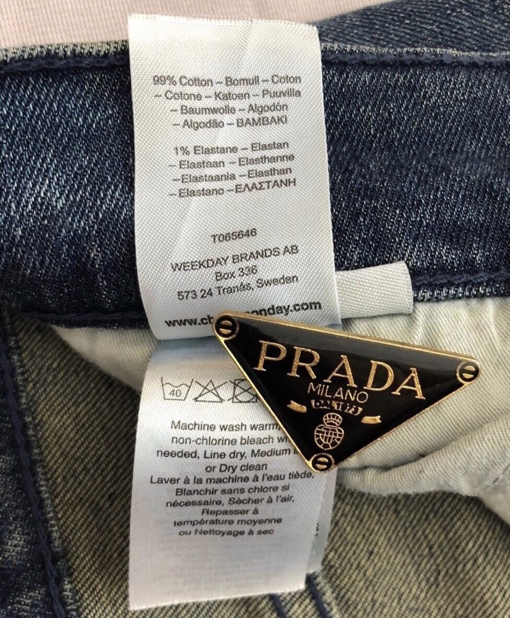 Cheap Monday Cheap Monday tight destination 🐵 jeans 👖Stockholm Sweden 🇸🇪 Size US 32 / EU 48 - 8 Thumbnail