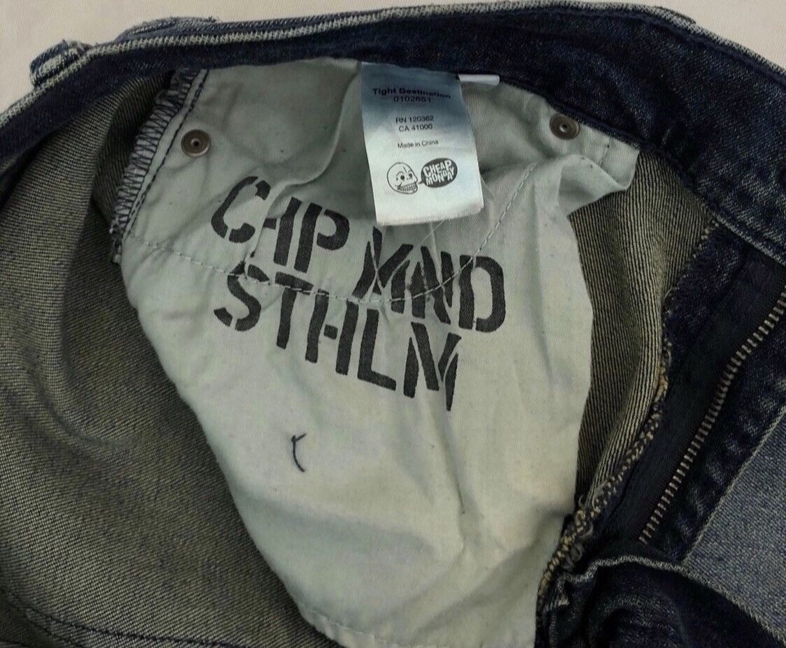 Cheap Monday Cheap Monday tight destination 🐵 jeans 👖Stockholm Sweden 🇸🇪 Size US 32 / EU 48 - 10 Thumbnail