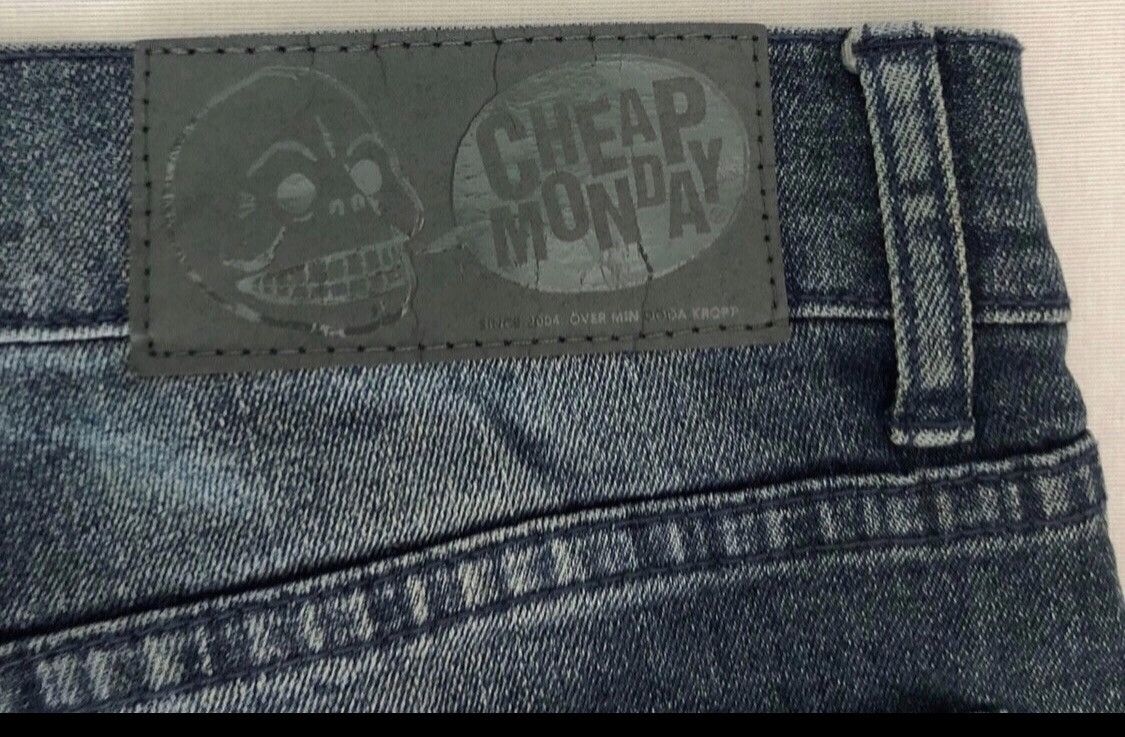 Cheap Monday Cheap Monday tight destination 🐵 jeans 👖Stockholm Sweden 🇸🇪 Size US 32 / EU 48 - 11 Thumbnail