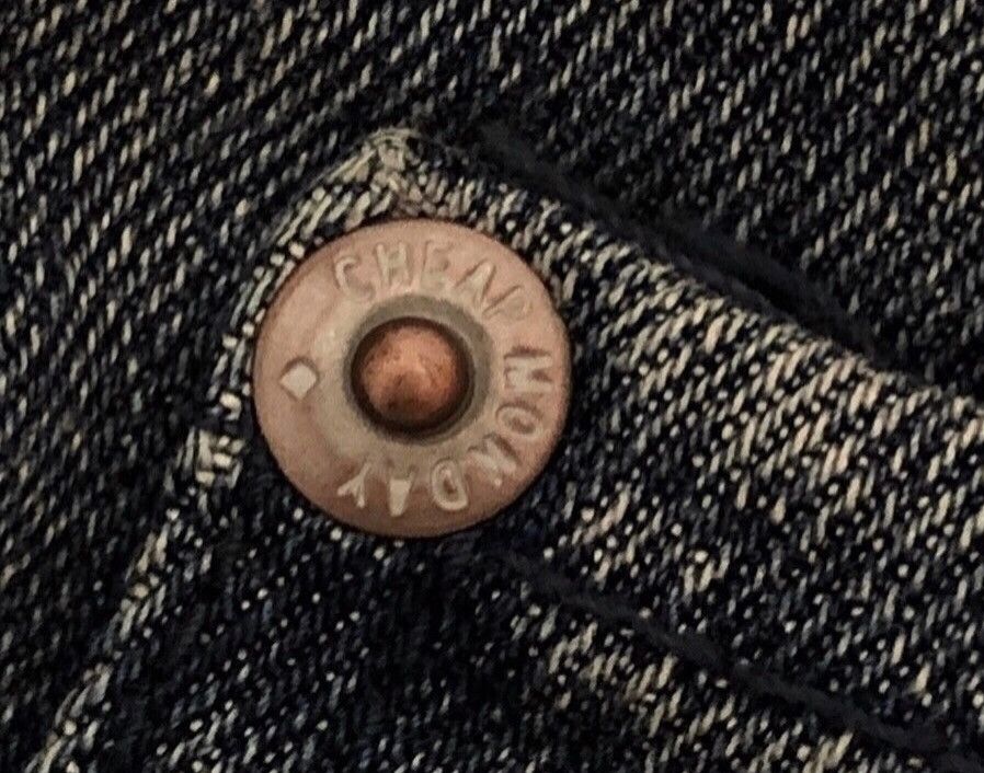 Cheap Monday Cheap Monday tight destination 🐵 jeans 👖Stockholm Sweden 🇸🇪 Size US 32 / EU 48 - 5 Thumbnail