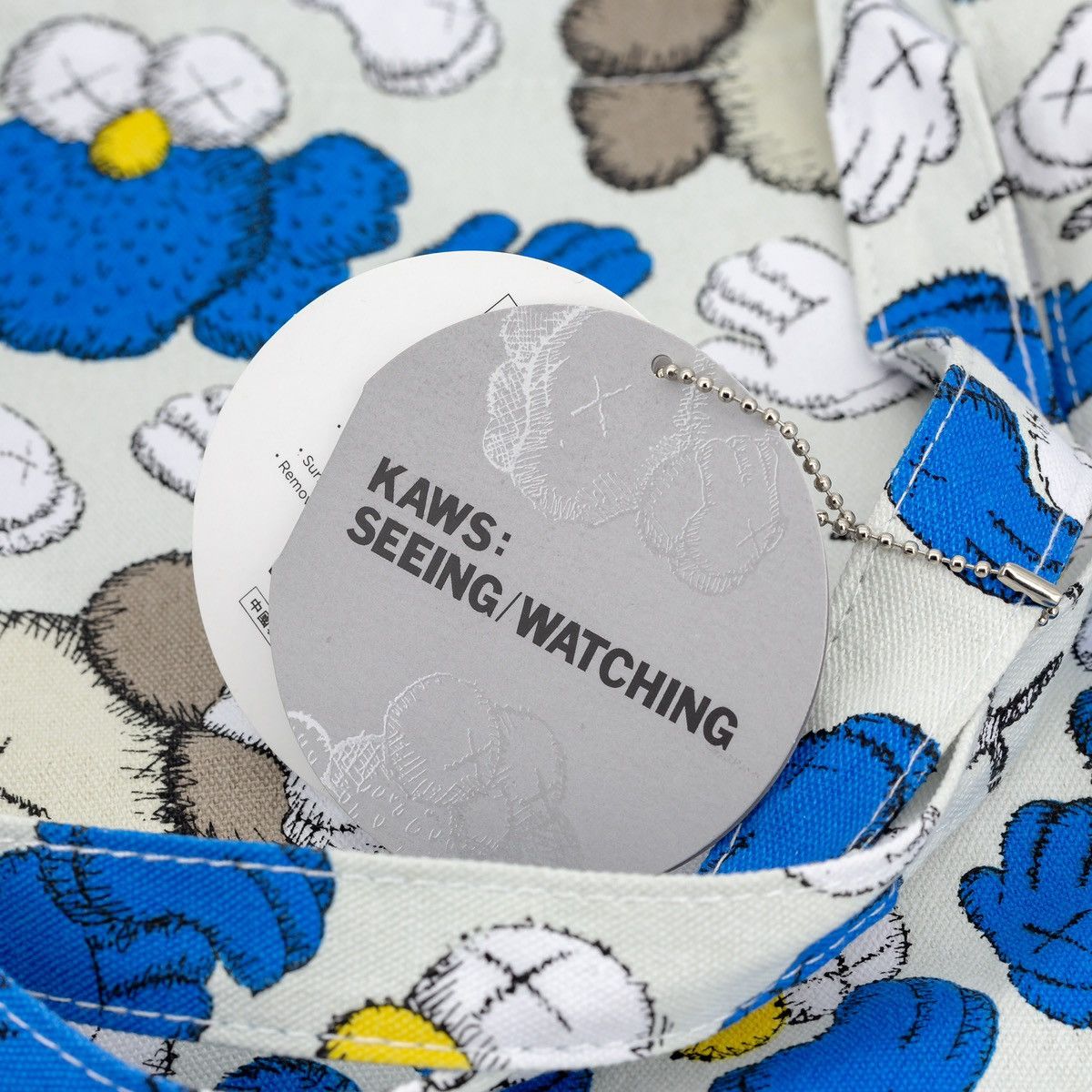 Kaws Kaws Seeing/Watching Pattern IFS tote bag Kaws holiday Size ONE SIZE - 4 Thumbnail