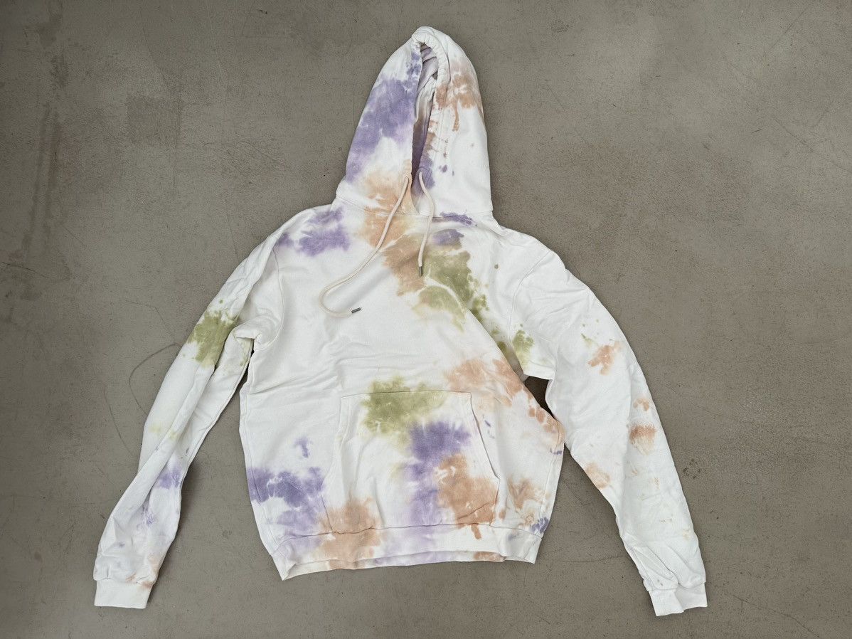 image of John Elliott Beach Hoodie - Balboa Ink Bloom Large in Tie Dye, Men's