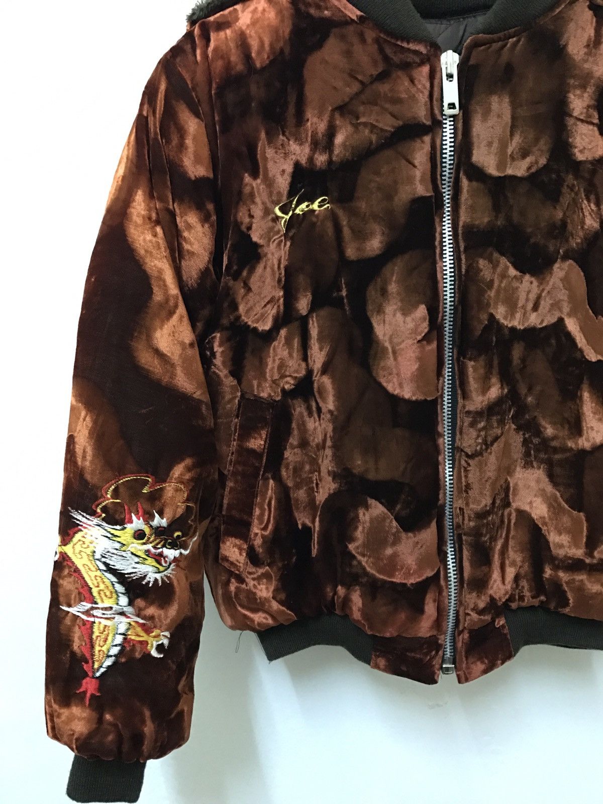 Vintage VINTAGE SUKAJAN EMBROIDERED KOREAN WAR DRAGON SKIN Size US M / EU 48-50 / 2 - 4 Thumbnail