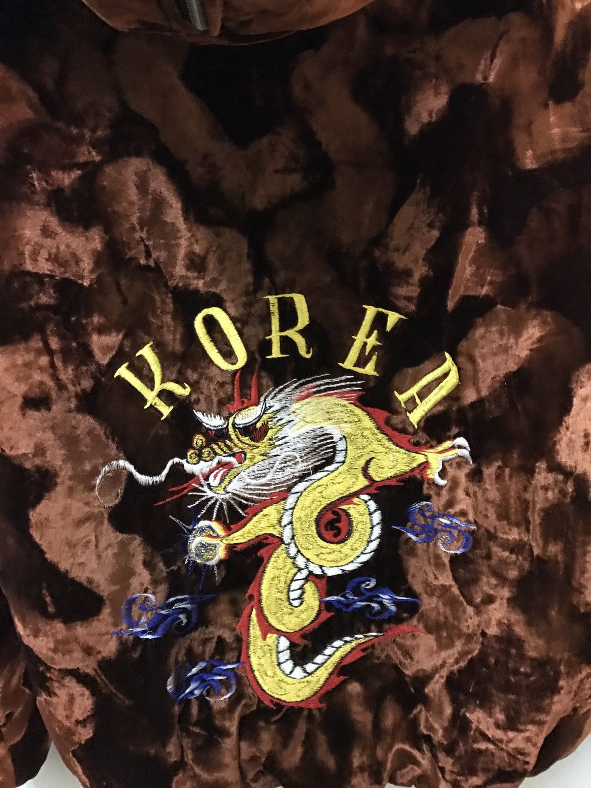 Vintage VINTAGE SUKAJAN EMBROIDERED KOREAN WAR DRAGON SKIN Size US M / EU 48-50 / 2 - 5 Thumbnail