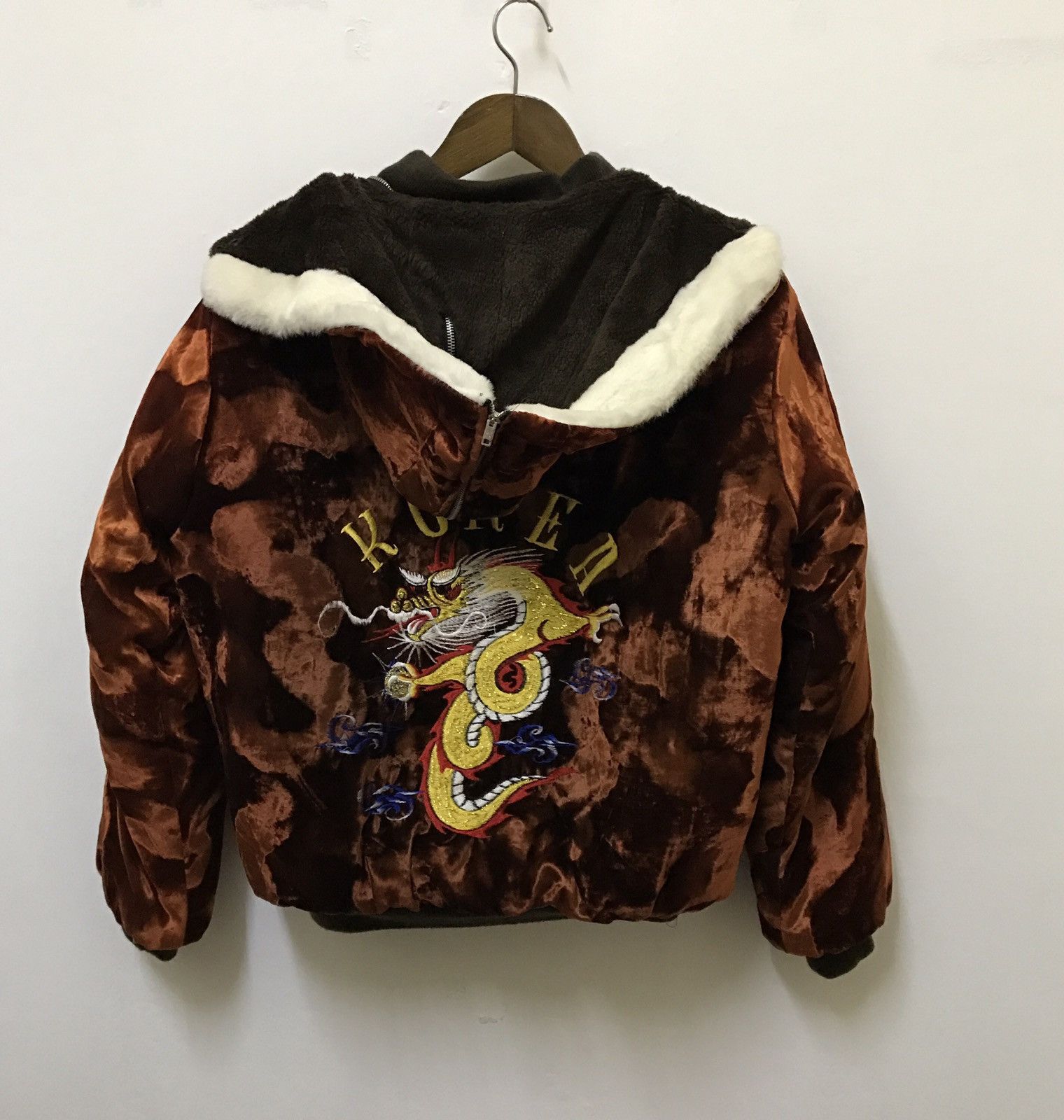 Vintage VINTAGE SUKAJAN EMBROIDERED KOREAN WAR DRAGON SKIN Size US M / EU 48-50 / 2 - 2 Thumbnail