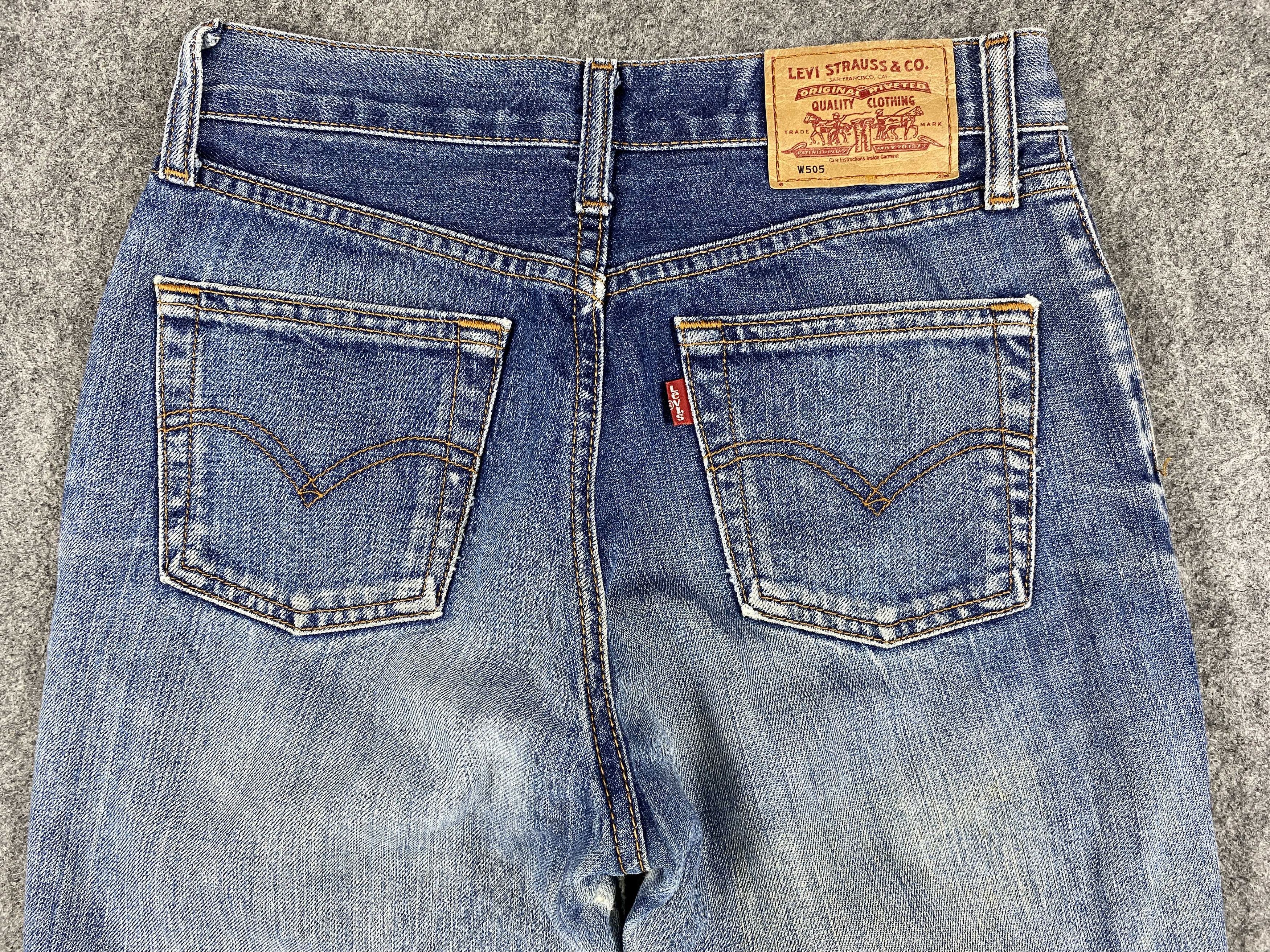Levi's Whisker Blue Vintage Levi's 505 26x28.5 Denim -JN1240 Size US 26 / EU 42 - 4 Thumbnail