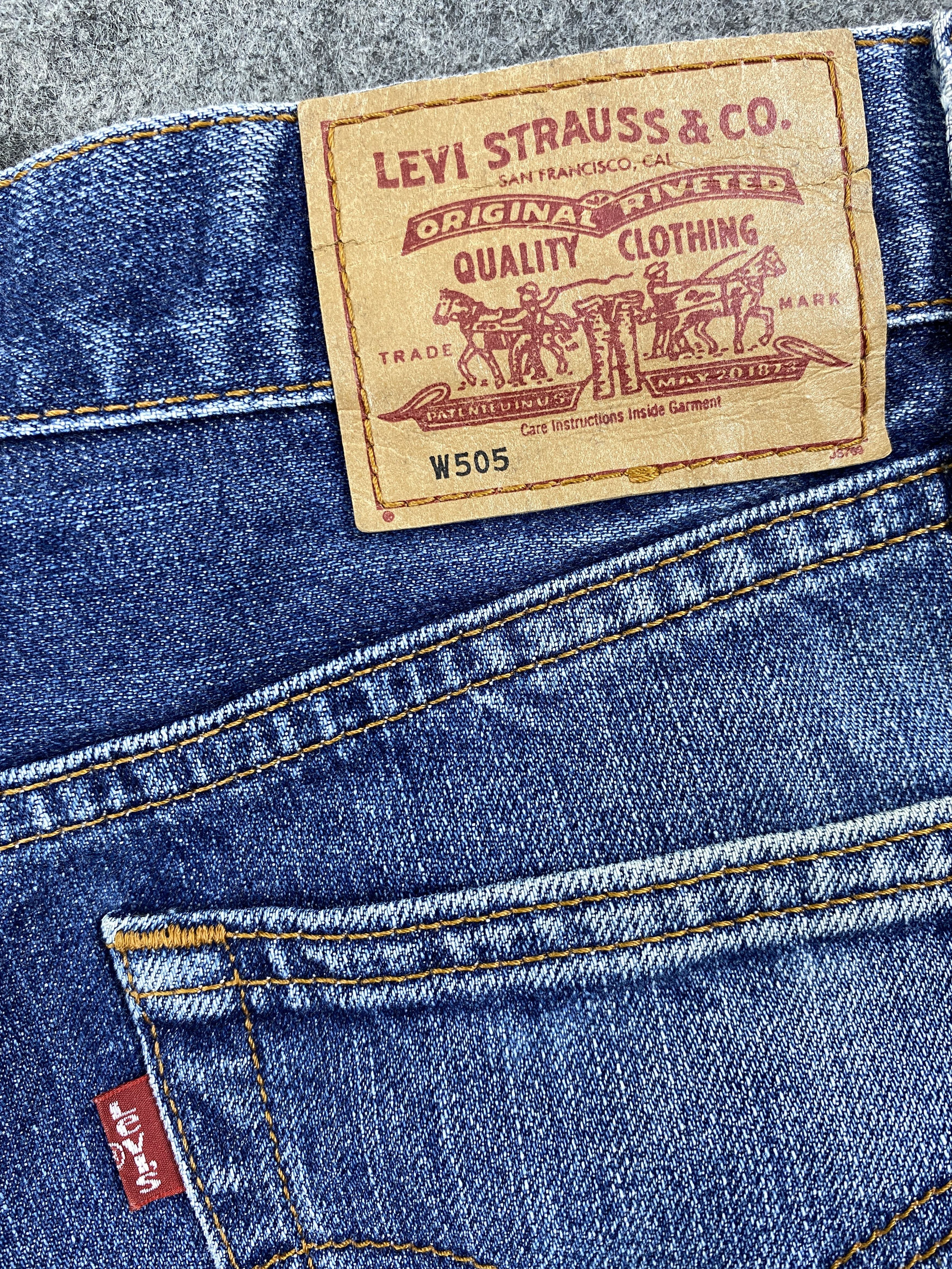 Levi's Whisker Blue Vintage Levi's 505 26x28.5 Denim -JN1240 Size US 26 / EU 42 - 10 Thumbnail