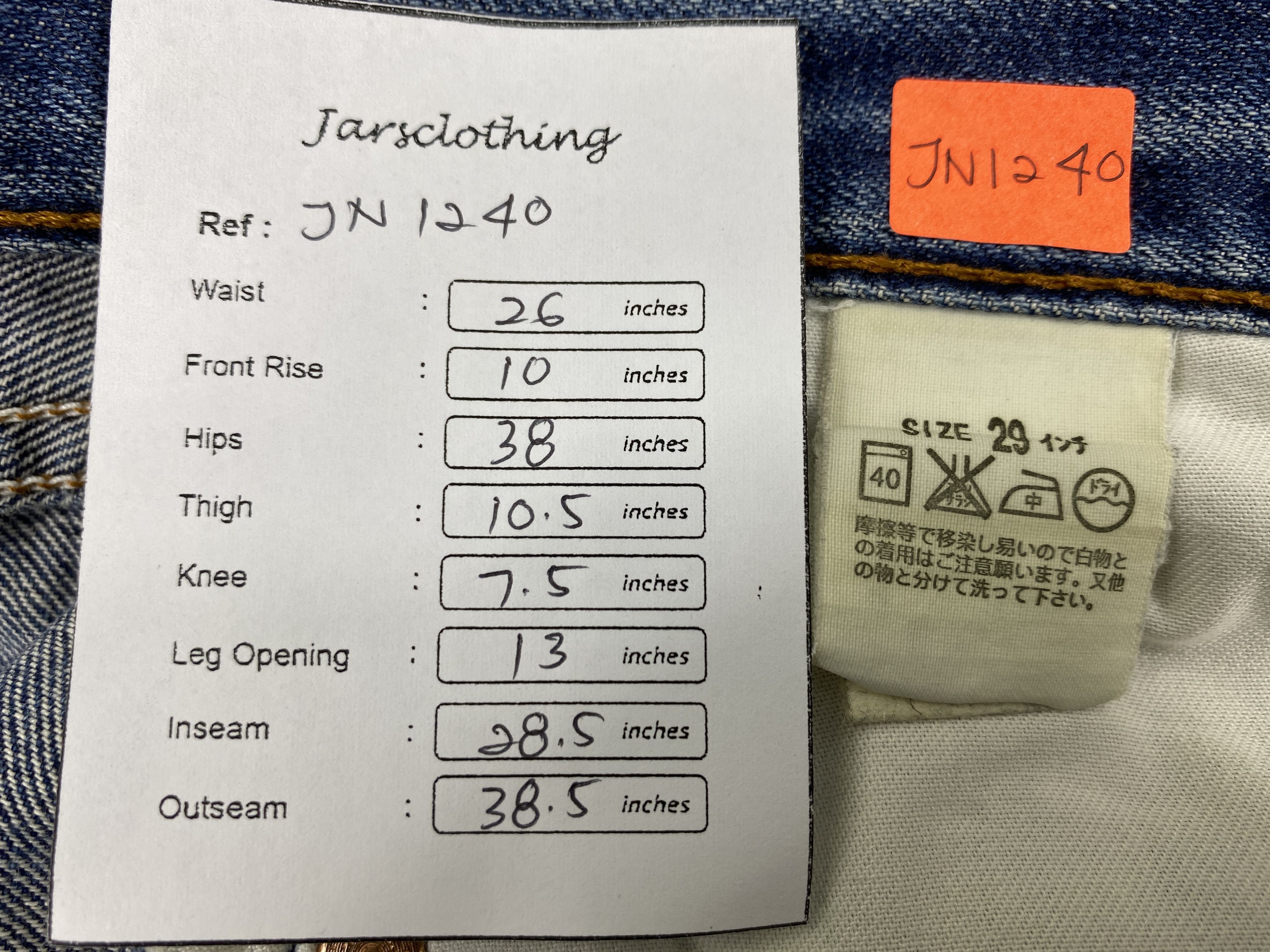 Levi's Whisker Blue Vintage Levi's 505 26x28.5 Denim -JN1240 Size US 26 / EU 42 - 8 Thumbnail