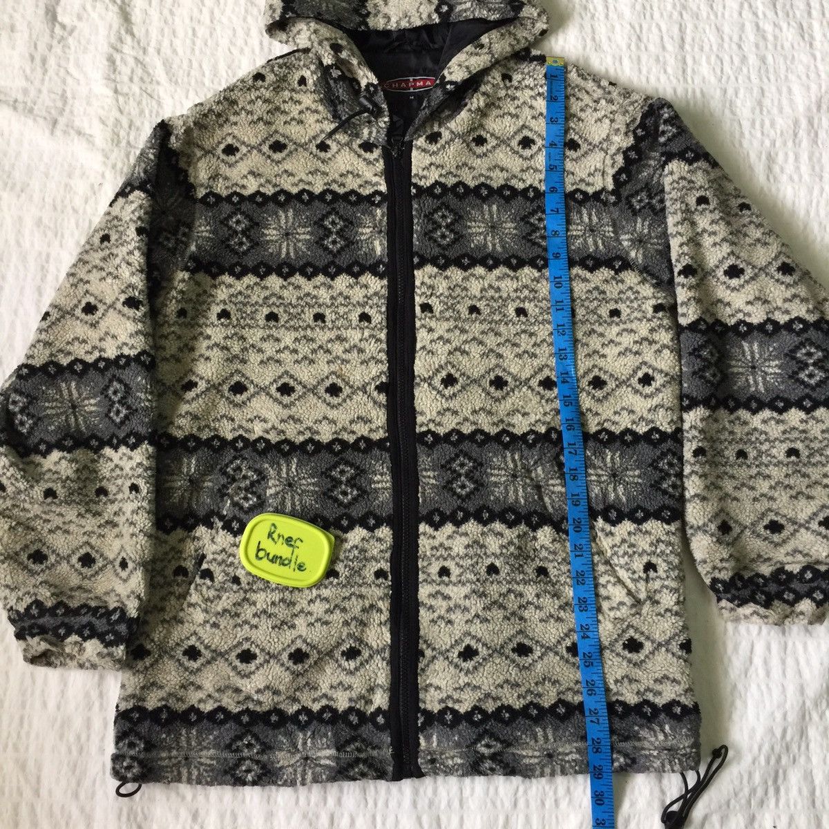 Japanese Brand Chapman native nice design fleece jacket hoodie sweater Size US M / EU 48-50 / 2 - 17 Thumbnail
