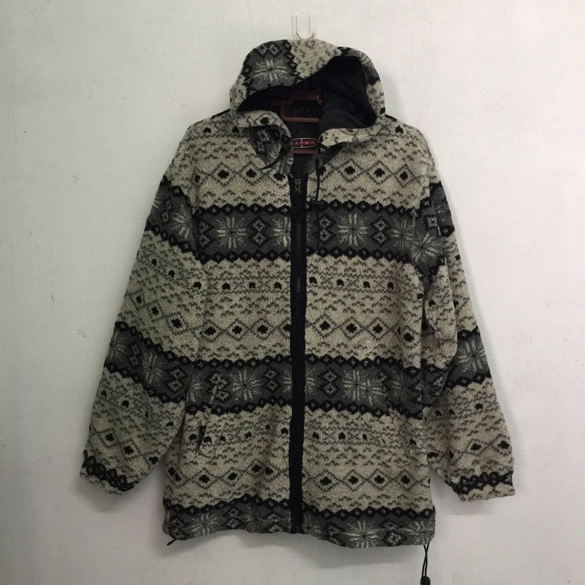 Japanese Brand Chapman native nice design fleece jacket hoodie sweater Size US M / EU 48-50 / 2 - 1 Thumbnail