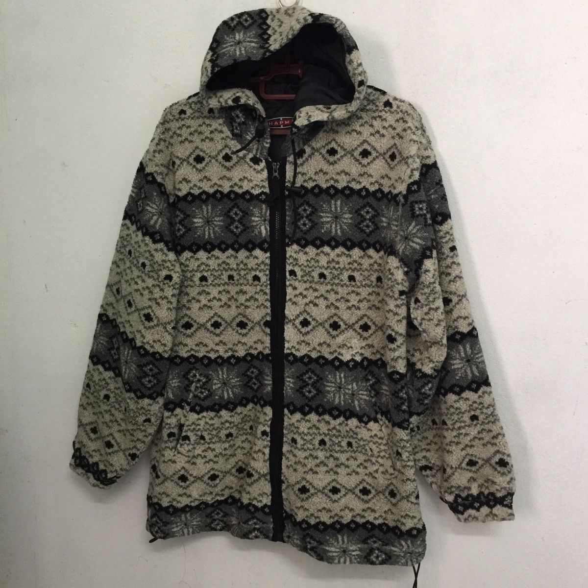 Japanese Brand Chapman native nice design fleece jacket hoodie sweater Size US M / EU 48-50 / 2 - 2 Thumbnail