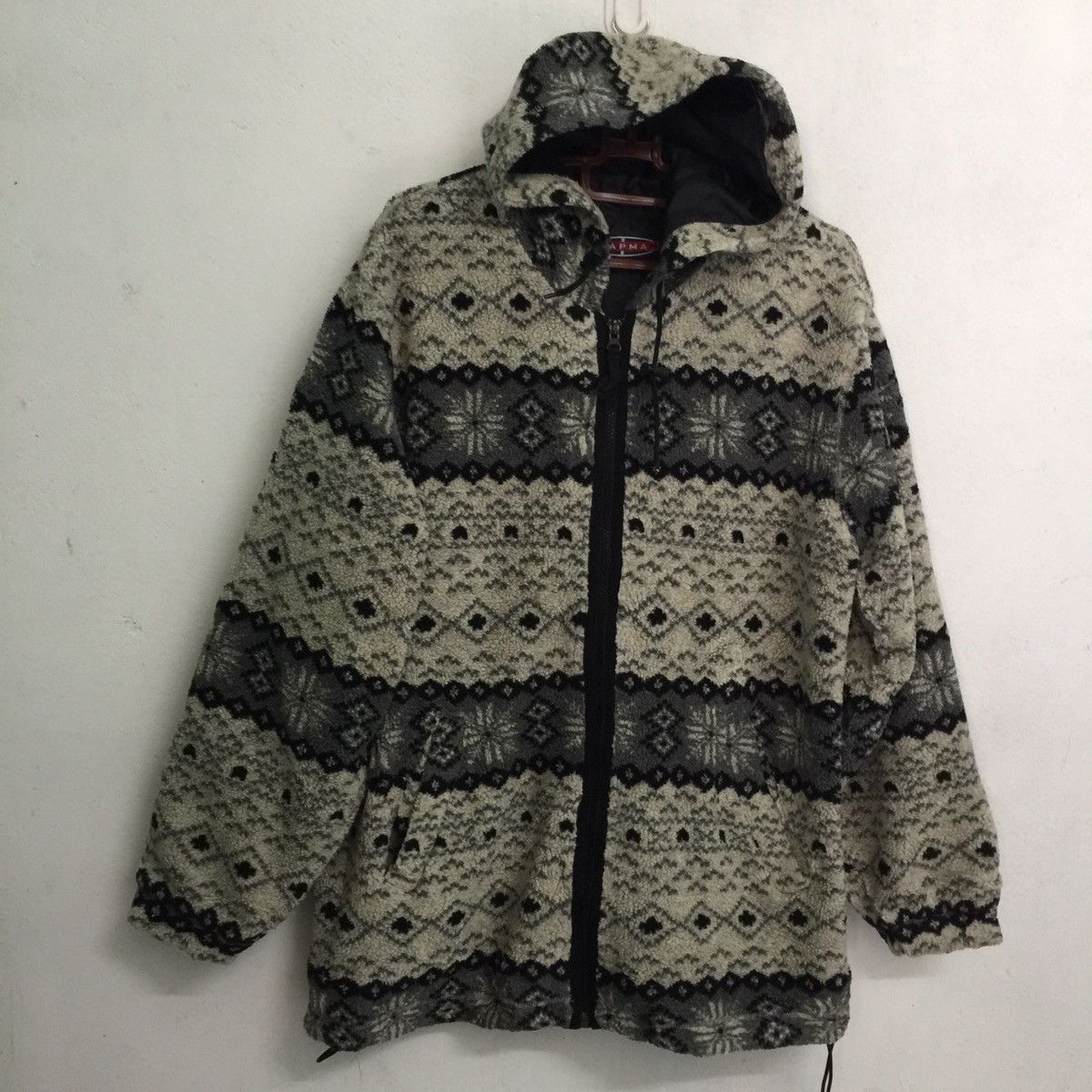 Japanese Brand Chapman native nice design fleece jacket hoodie sweater Size US M / EU 48-50 / 2 - 3 Thumbnail