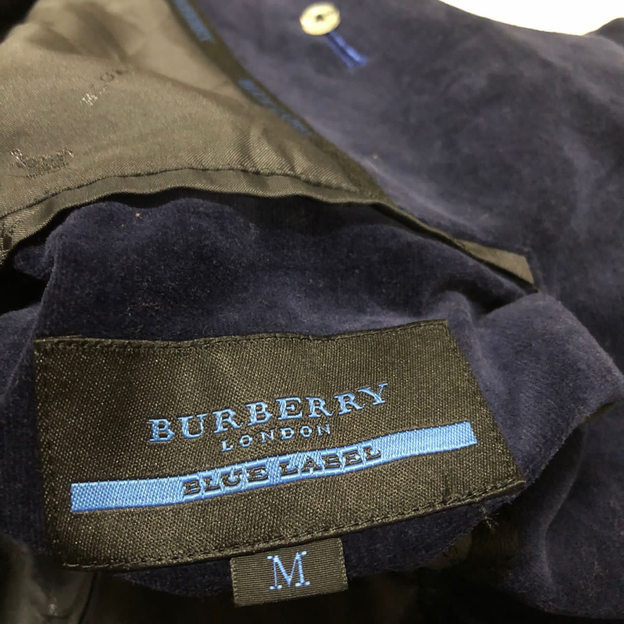 Burberry Burberry London Blue Label Velvet Jacket made in Japan Size US M / EU 48-50 / 2 - 7 Thumbnail