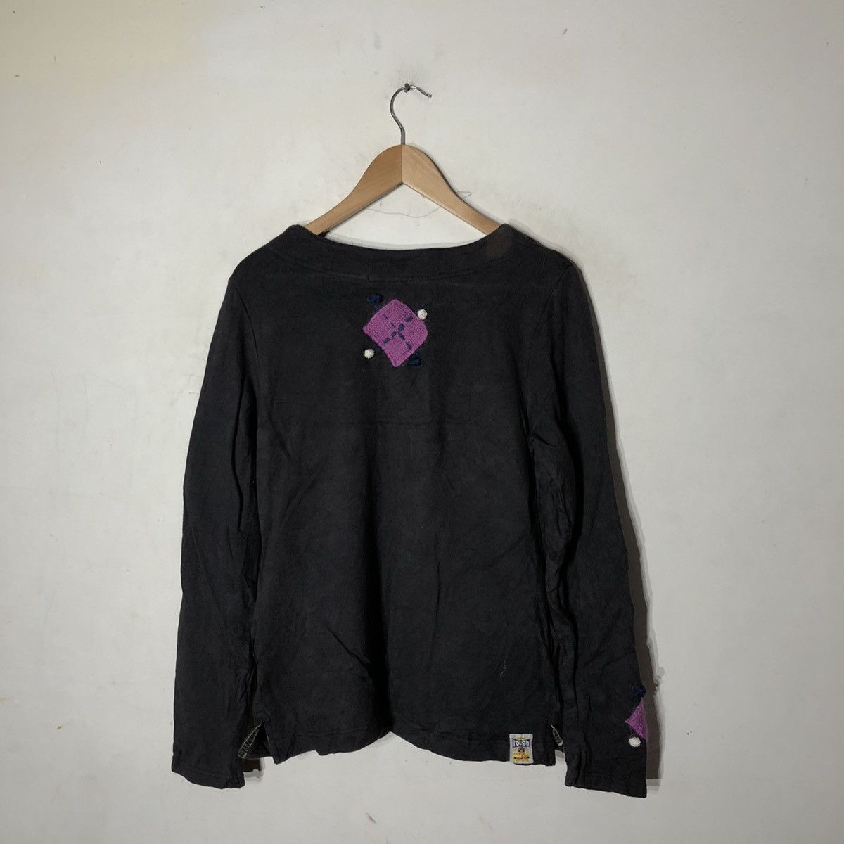 Japanese Brand LIGHT CARDIGAN ROUGH NATURAL CHARM MADE IN SCOTLAND Size US M / EU 48-50 / 2 - 5 Thumbnail