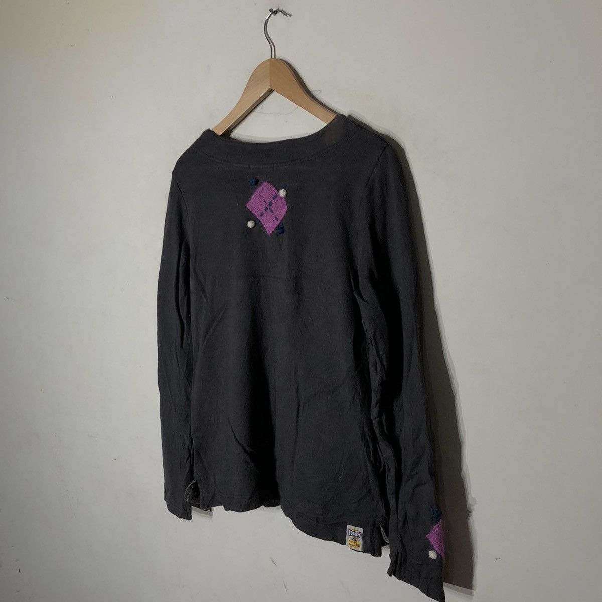 Japanese Brand LIGHT CARDIGAN ROUGH NATURAL CHARM MADE IN SCOTLAND Size US M / EU 48-50 / 2 - 6 Thumbnail