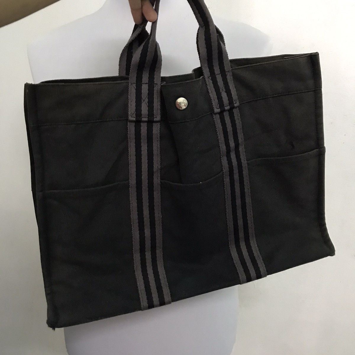 Hermes Rare‼️ Distressed Hermes tote bag made in France Size ONE SIZE - 20 Thumbnail
